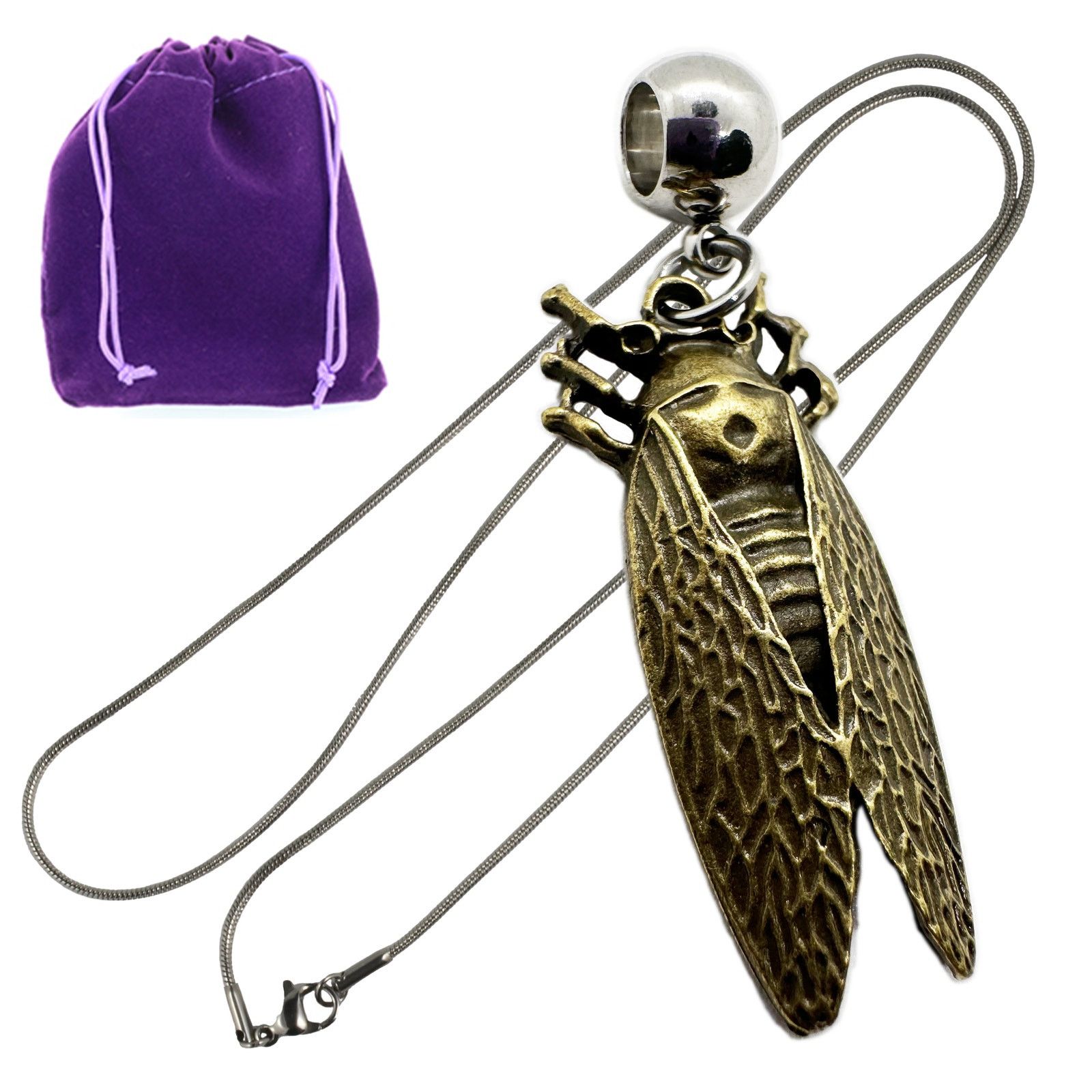 & Other Stories Cicada Bug Insect Necklace Pendant Size ONE SIZE - 1 Thumbnail
