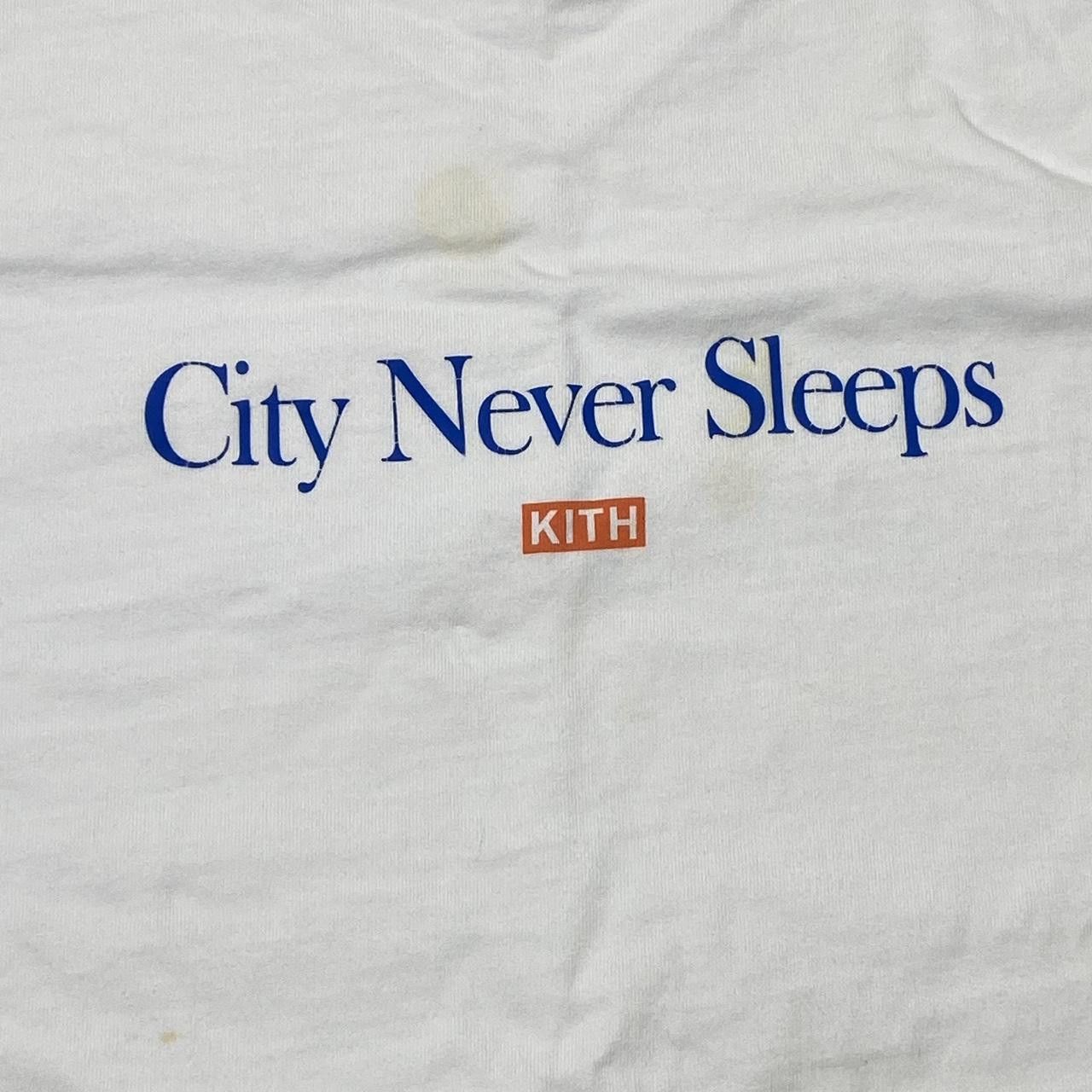 Kith Kith "City Never Sleeps" White Streetwear Tee Size Medium Size US M / EU 48-50 / 2 - 4 Thumbnail