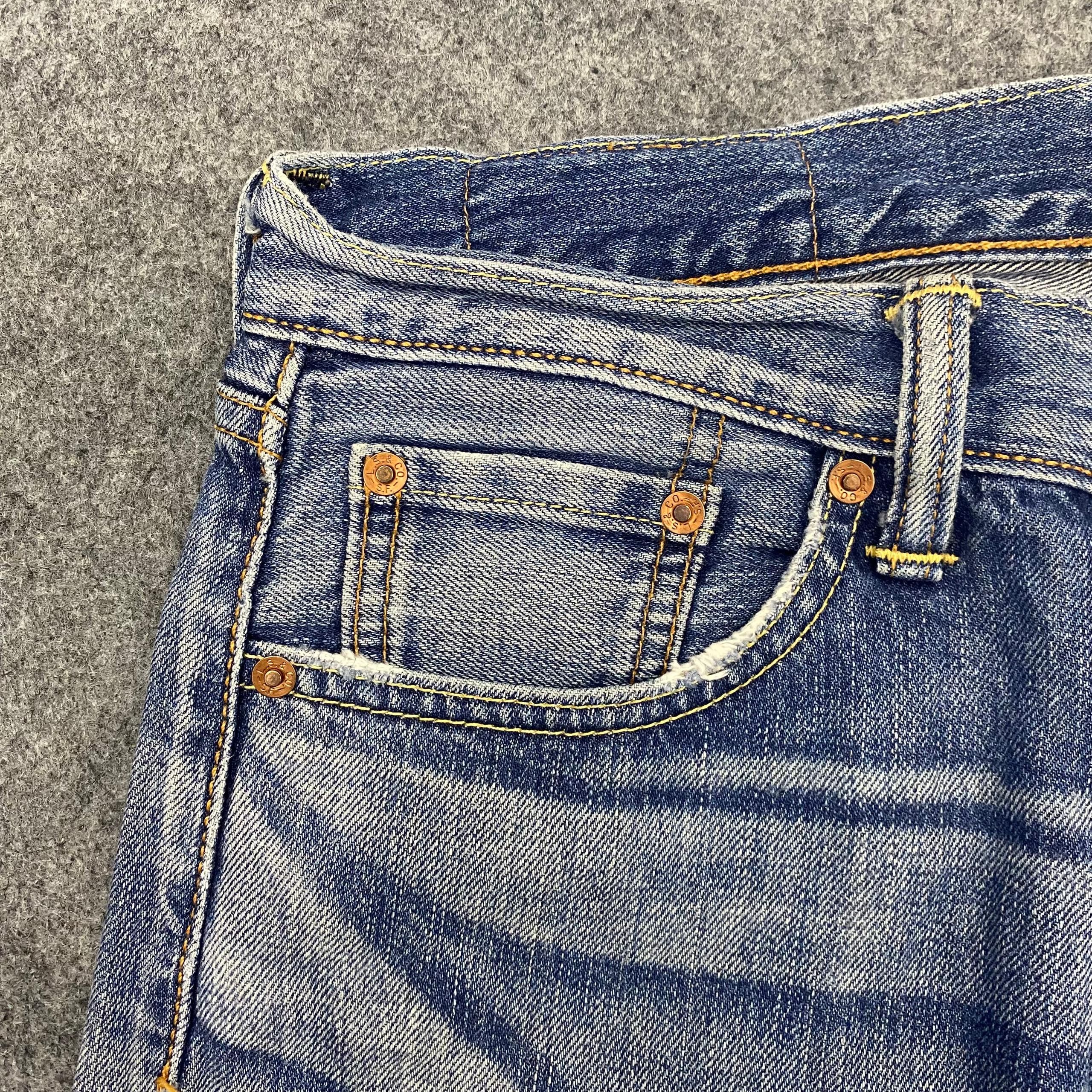Levi's 💥Best Offer💥Vintage Levis 505 Distressed Denim Size US 30 / EU 46 - 12 Thumbnail
