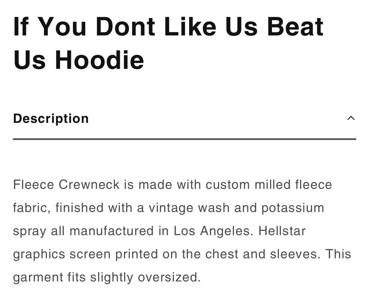 HELLSTAR Hellstar If You Can’t Beat Us Hoodie Size US M / EU 48-50 / 2 - 7 Thumbnail