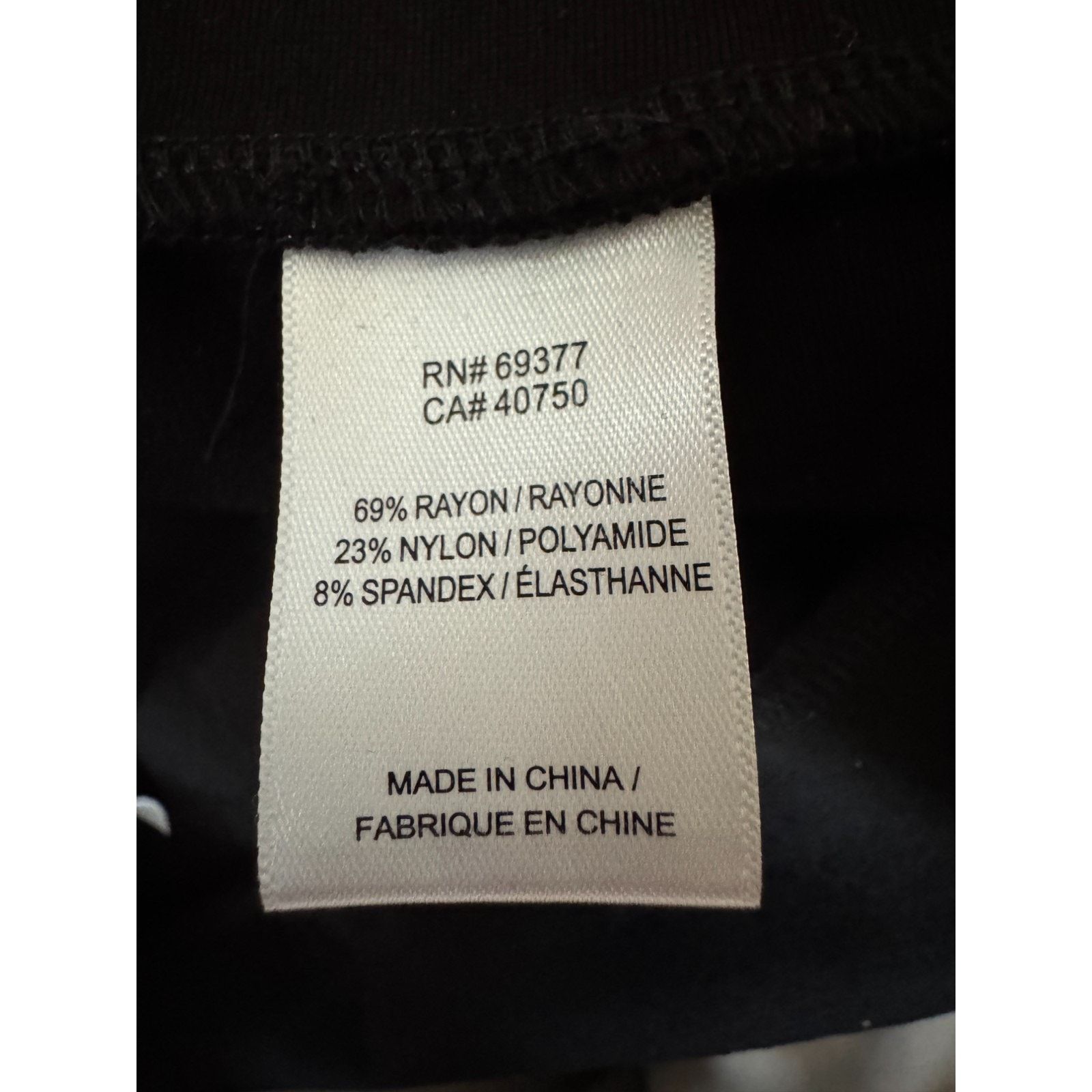 Other WynneLayers Black Straight Leg Pants Women’s 3X Rayon Size 36" / US 14 / IT 50 - 9 Thumbnail