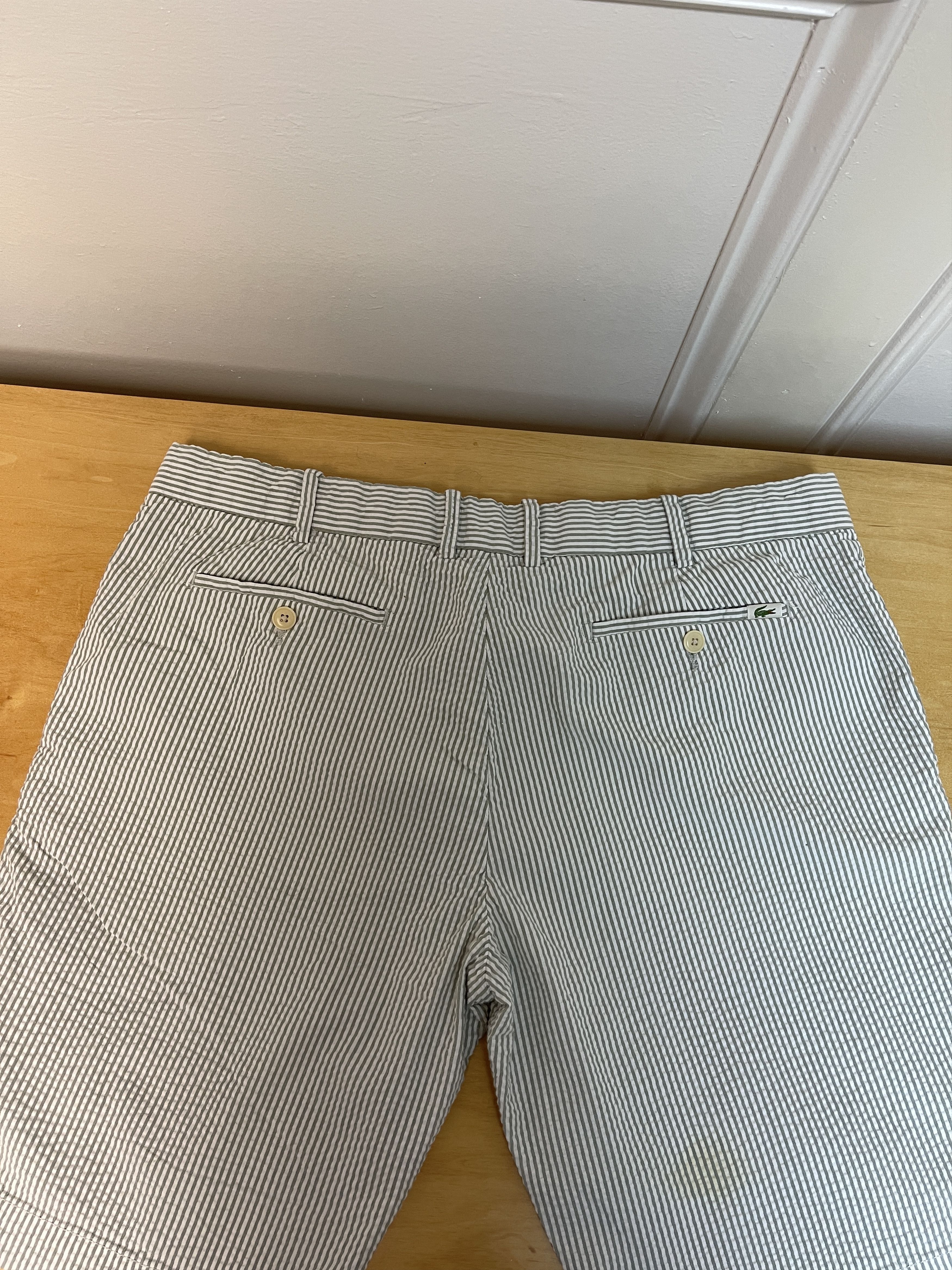 Lacoste Lacoste Men’s Stripped Shorts Size 38 In Good Shape!! Size US 38 / EU 54 - 4 Thumbnail