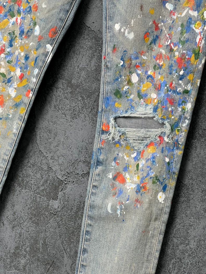 Amiri Amiri Painted Destruction Jeans Size US 34 / EU 50 - 5 Thumbnail