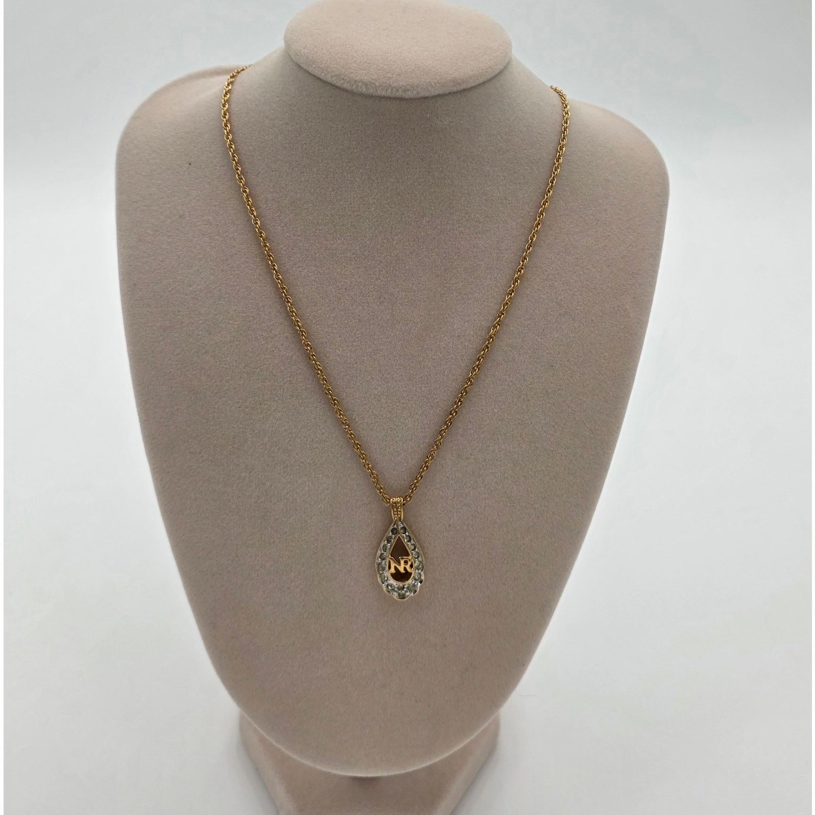 Nina Ricci Nina Ricci Tear Drop Necklace Size ONE SIZE - 1 Thumbnail