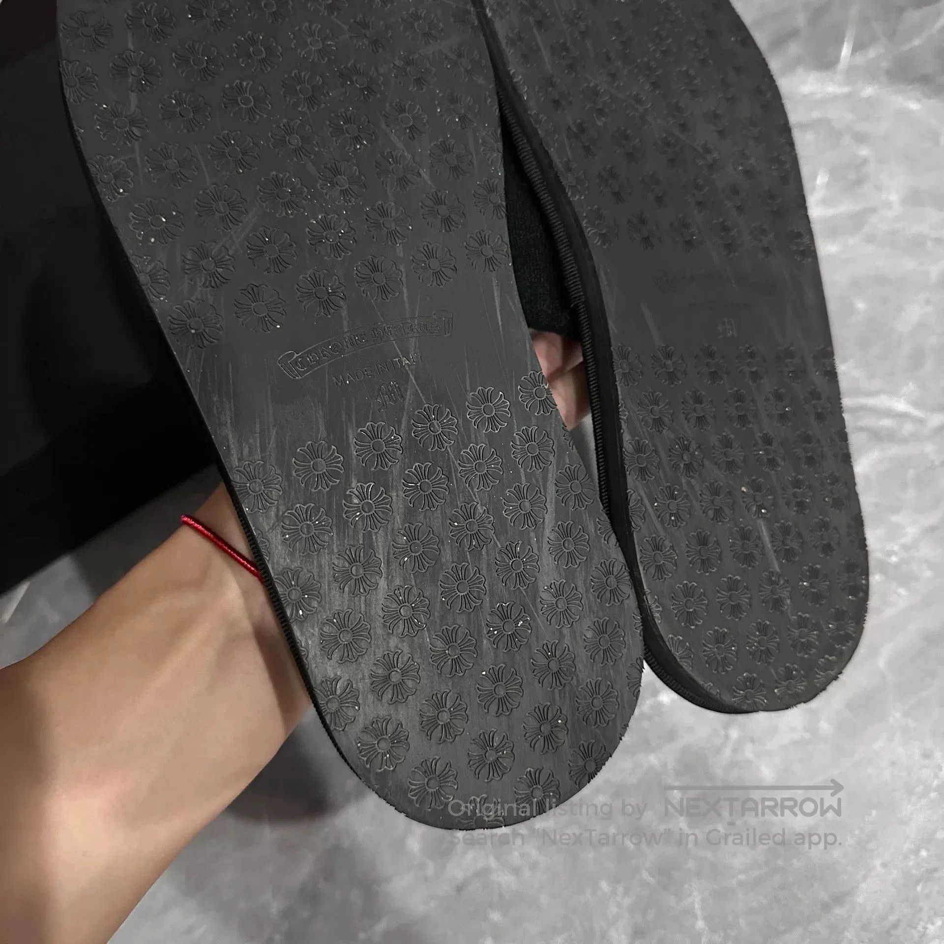 Chrome Hearts Chrome Hearts Black Cotton Hotel Slippers. Size US 9.5 / EU 42-43 - 7 Thumbnail
