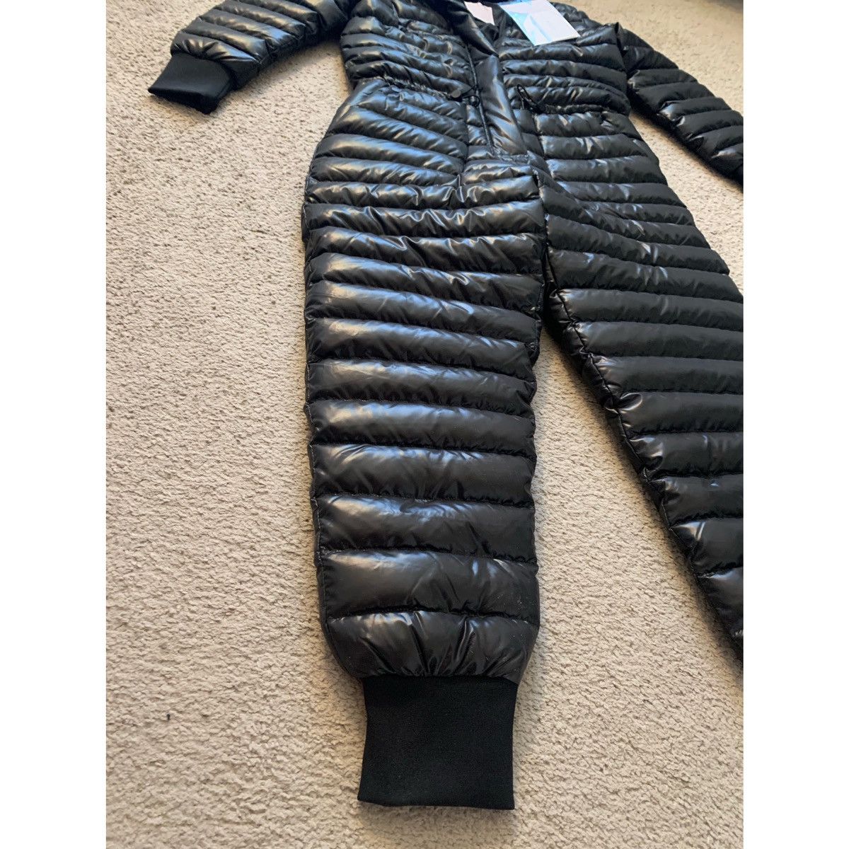 Other LUXTON BLACK DOWN PUFFER JUMPSUIT 2.1 Size L / US 10 / IT 46 - 2 Thumbnail