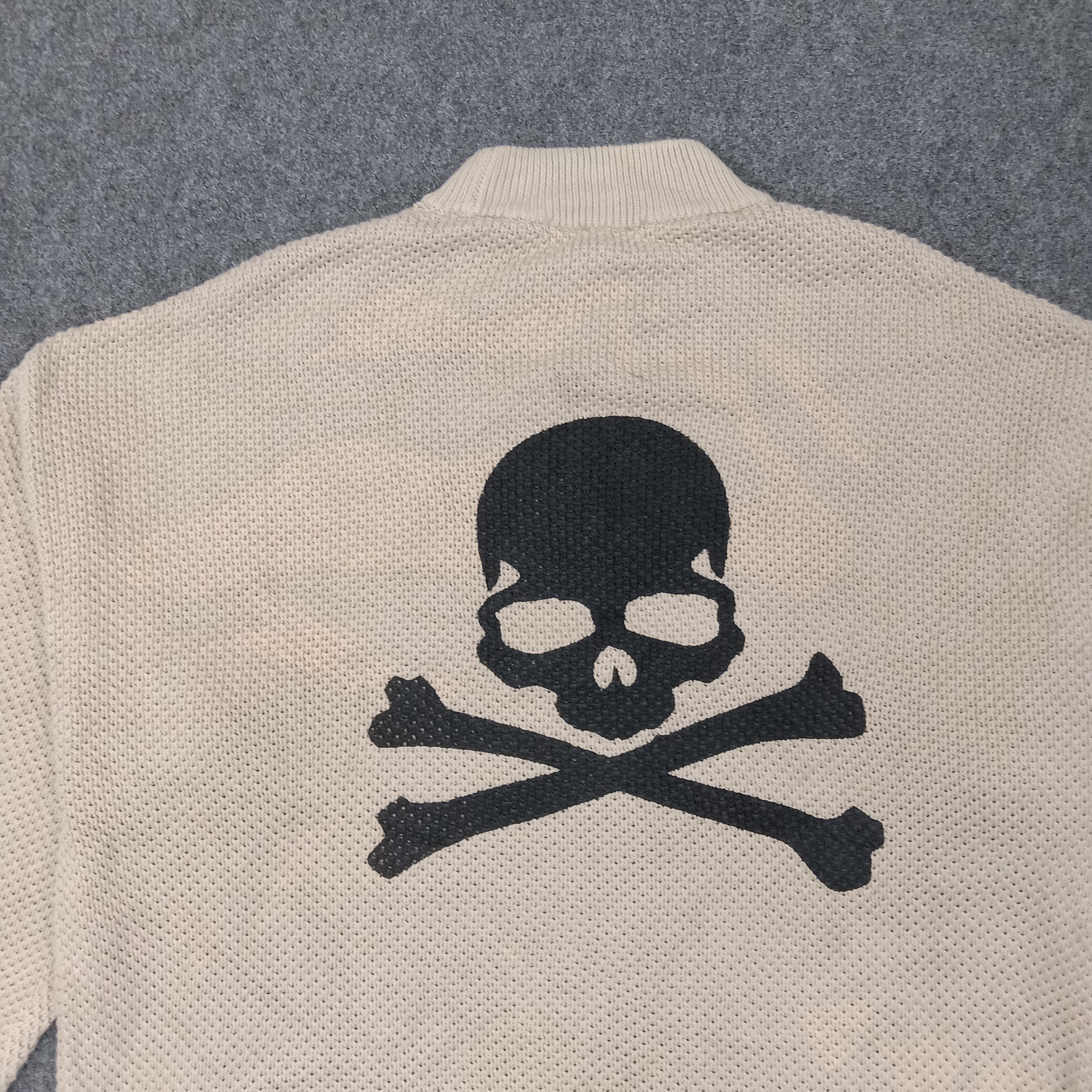 Uniqlo Skulls Uniqlo Japanese Knitwear Custom Art C224N26 Size US L / EU 52-54 / 3 - 2 Thumbnail