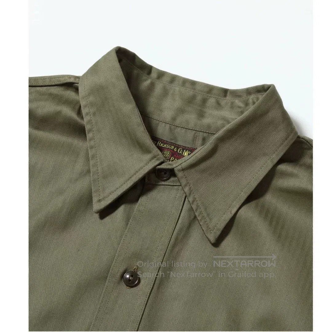 Buzz Rickson's Buzz Rickson's Military Retro Herringbone Work Shirt. Size US L / EU 52-54 / 3 - 4 Thumbnail
