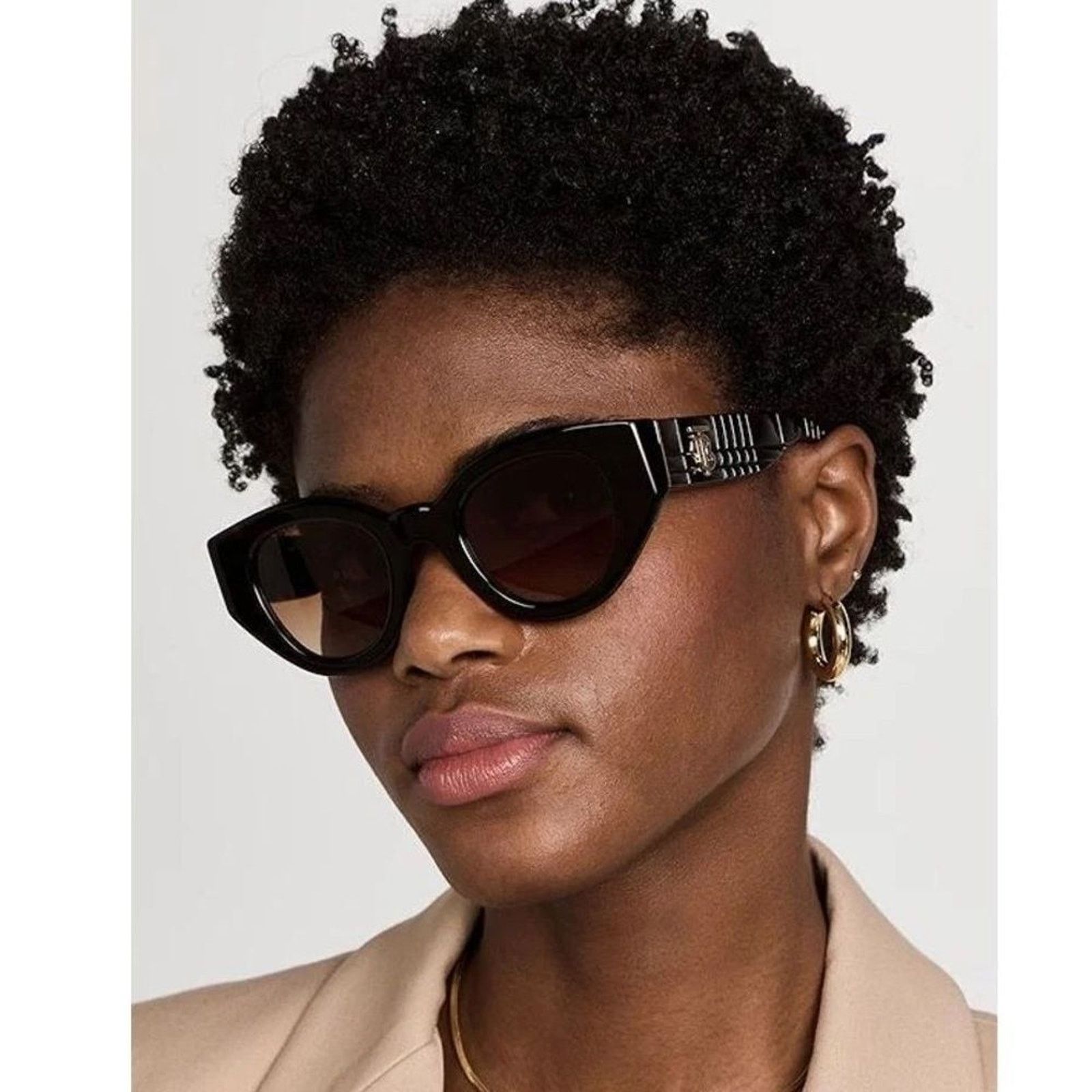 Burberry NEW BURBERRY BE4390 30018G Black/Grey Gradient Sunglasses Size ONE SIZE - 3 Thumbnail