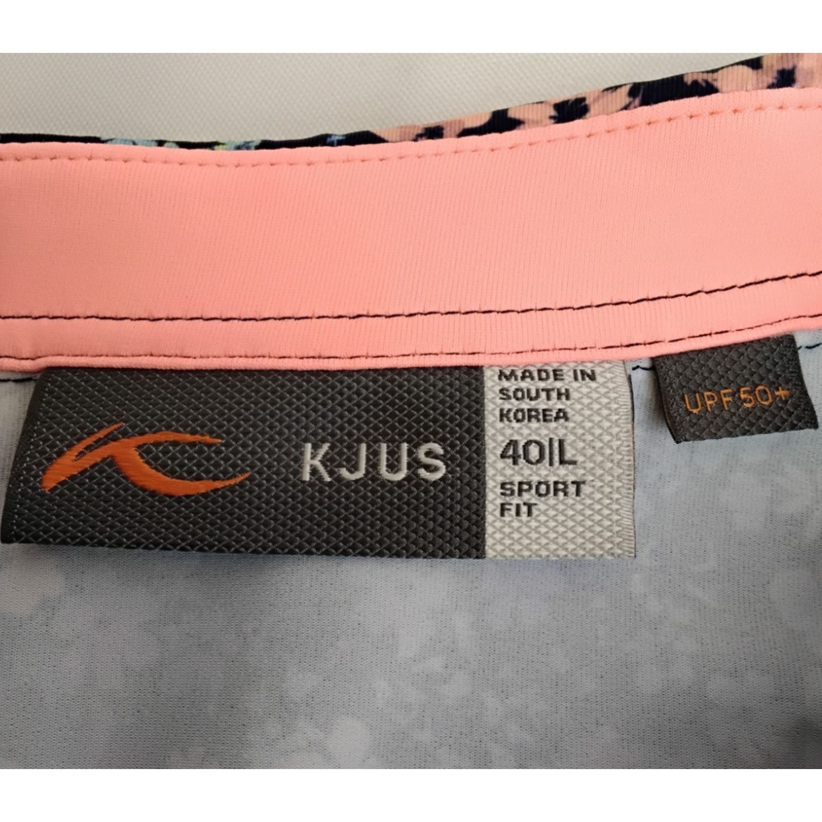 KJUS Kjus Women's Enya Printed Polo Size 40/L Blue Floral NWT Size L / US 10 / IT 46 - 7 Thumbnail