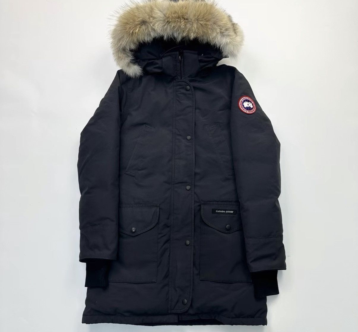 Canada Goose Canada Goose / Navy Parka Down Jacket K12 Size S / US 4 / IT 40 - 1 Thumbnail