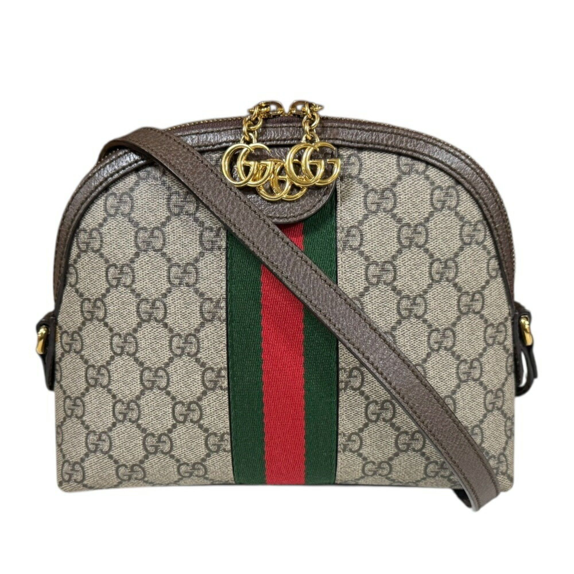 Gucci Small Ophidia Shoulder Bag GG Supreme Canvas 499621 Beige Women's Gucci