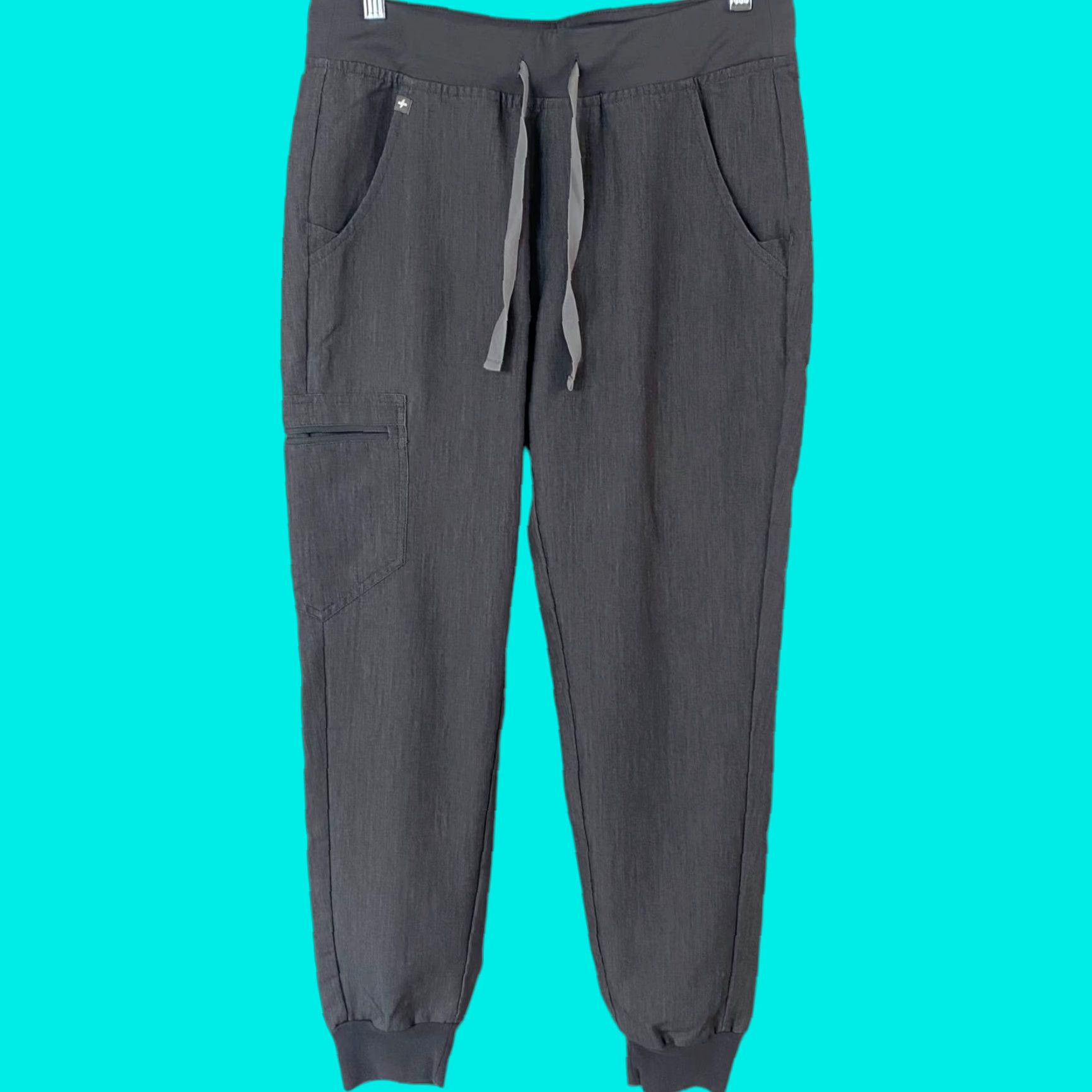 Vintage FIGS Zamora Technical Jogger Scrub Pants Nurse Womens Small Gray Stretch Size 28" / US 6 / IT 42 - 1 Thumbnail