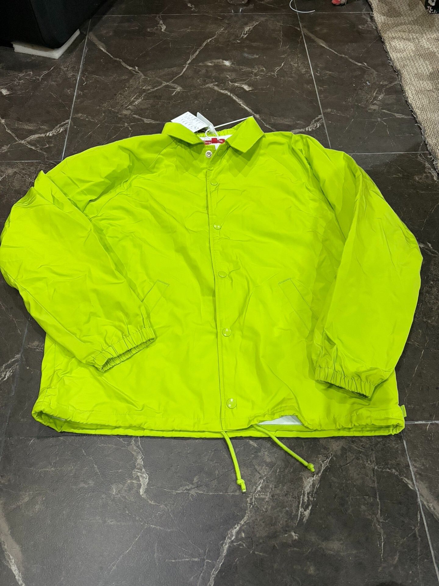 Supreme Supreme Fluorescent Green Coach Jacket M Size US M / EU 48-50 / 2 - 1 Thumbnail