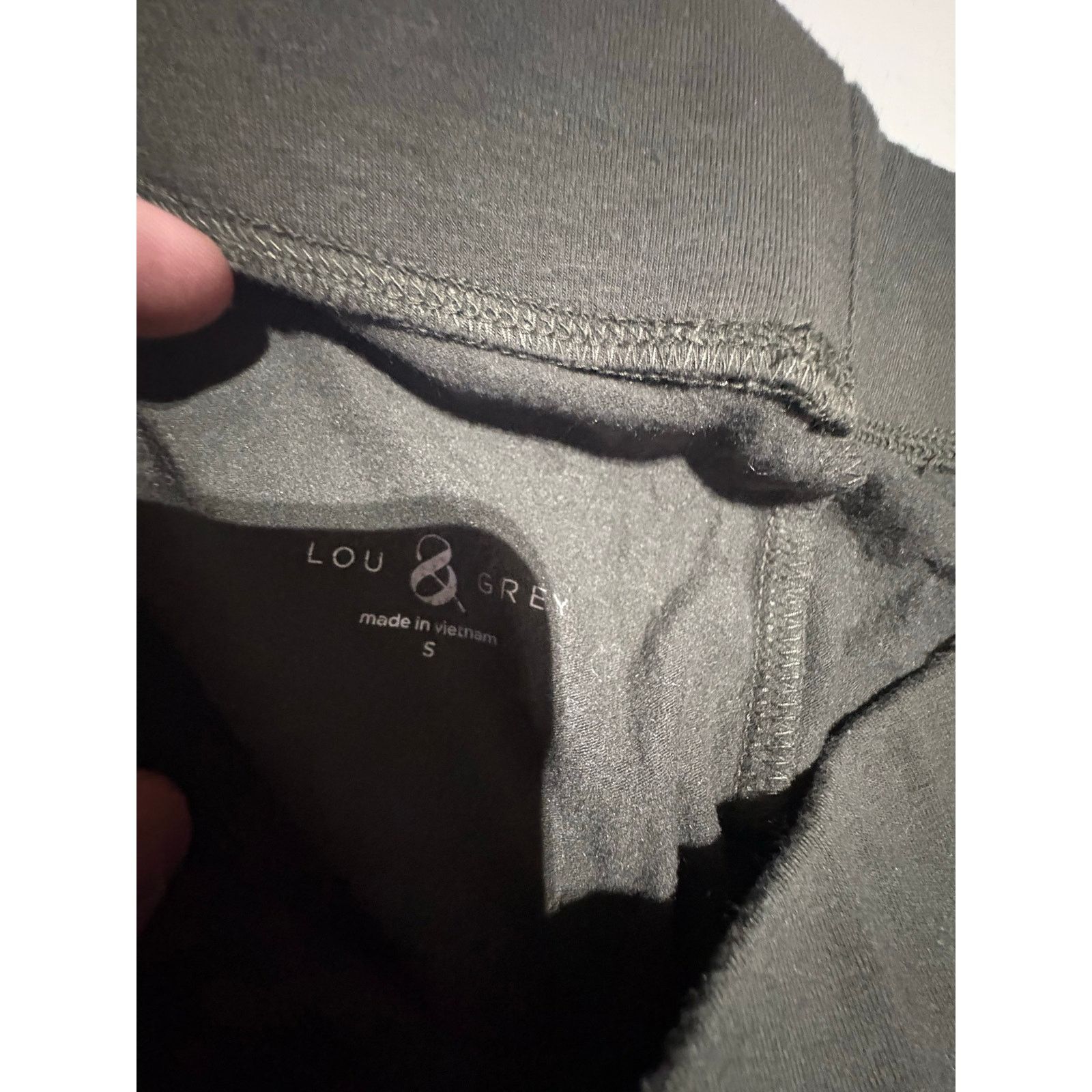 Lou & Grey Lou & Grey Women’s Dark Green Leggings Size Small Stretch Size 27" / US 4 / IT 40 - 3 Thumbnail