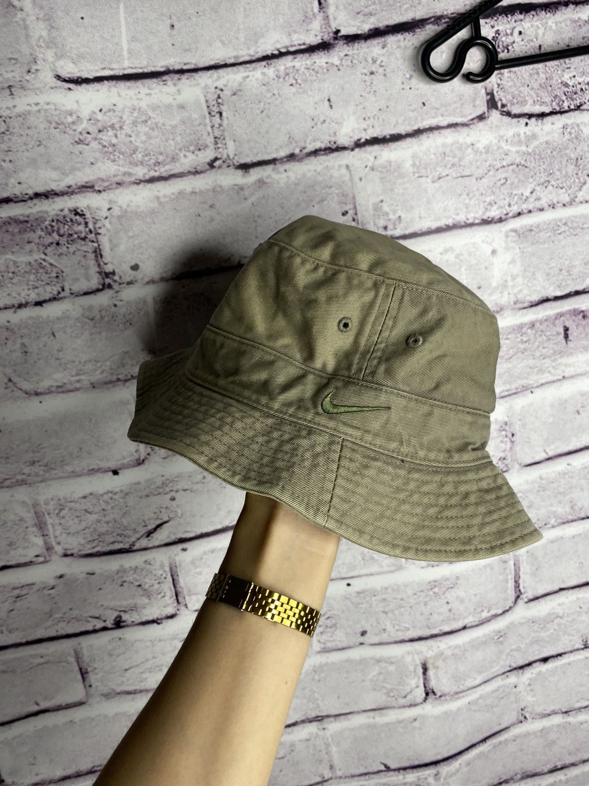 Nike Men's vintage panama cap Nike streetwear 90s y2k hype Size ONE SIZE - 2 Thumbnail