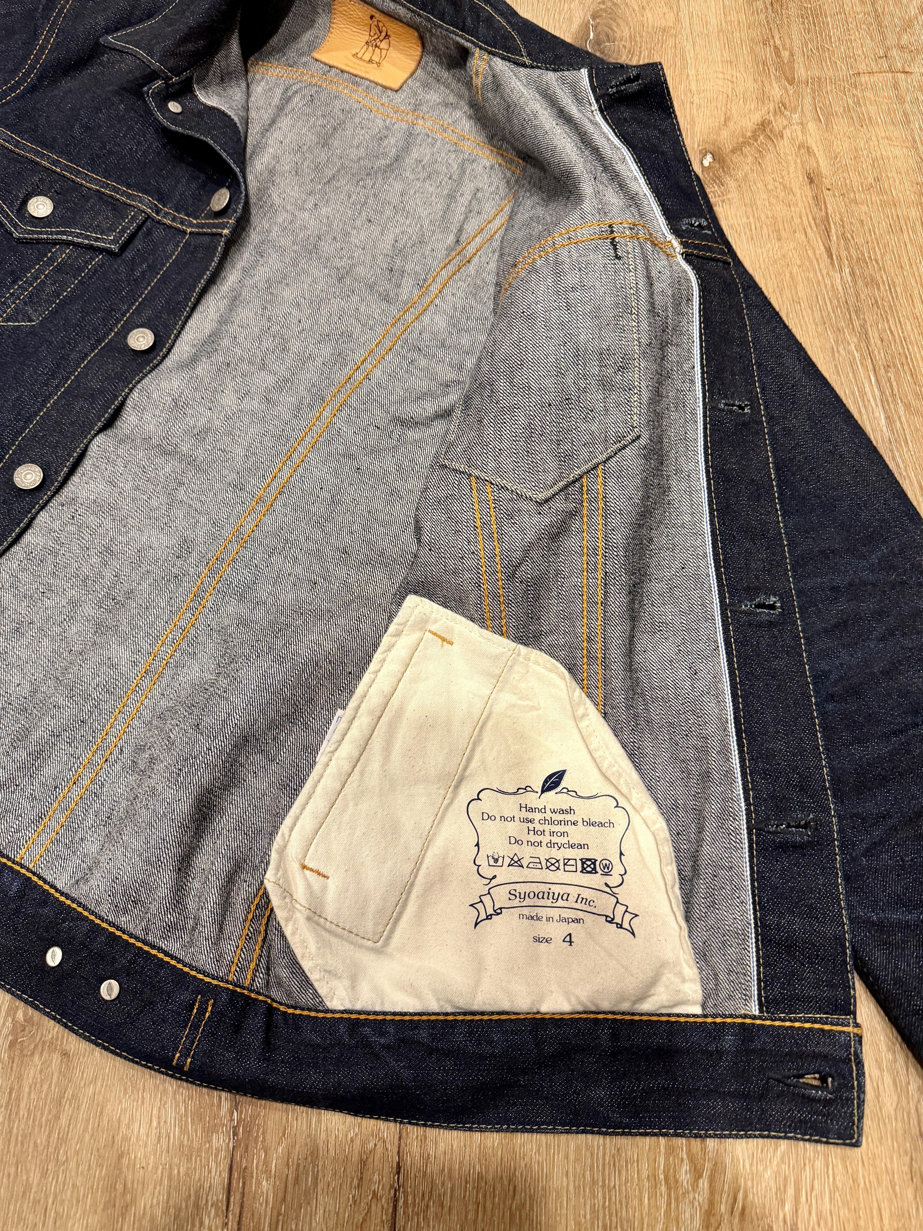 Pure Blue Japan Modified Type III Denim Jacket - 14oz Indigo Selvedge Size US XL / EU 56 / 4 - 4 Thumbnail