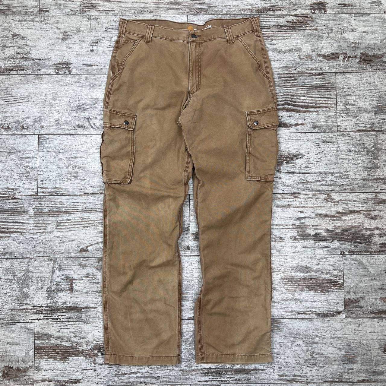 Carhartt Vintage Cargo Carhartt Workwear Pants Relax Fit Size US 36 / EU 52 - 2 Thumbnail