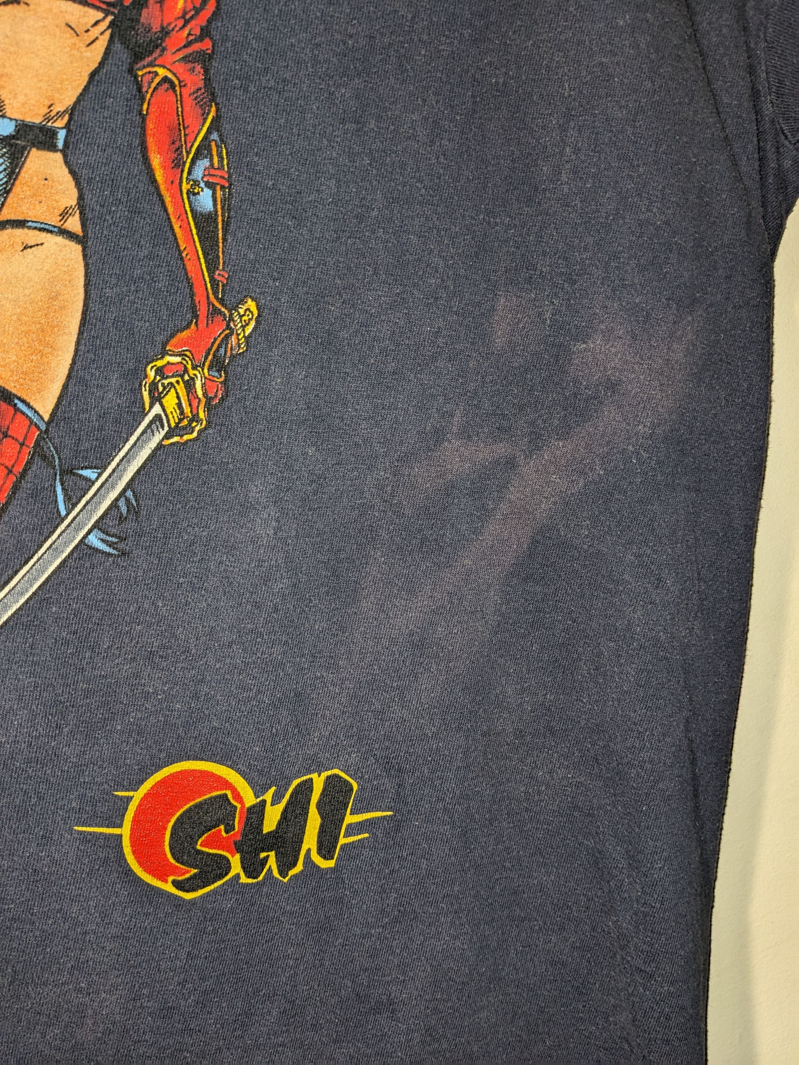 Changes Vintage 1997 Shi Warrior DC Comic Blue Large T-Shirt Size US L / EU 52-54 / 3 - 7 Thumbnail