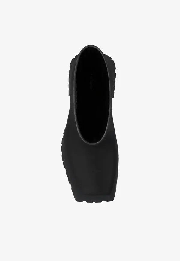 Balenciaga o1in1g1024 Trooper Rubber Boots in Black Size US 9 / IT 39 - 4 Thumbnail
