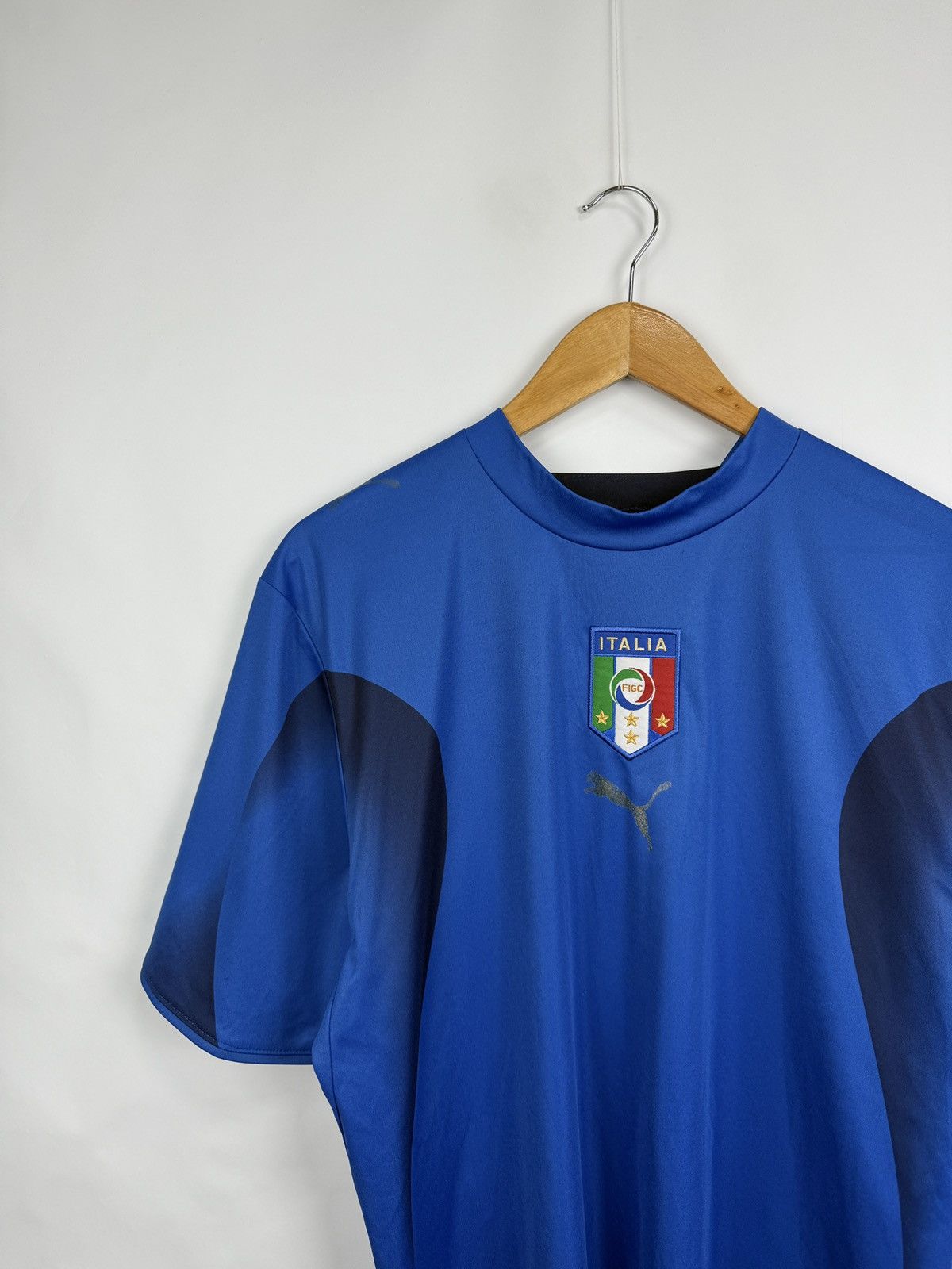Puma 🇮🇹 Vintage 2006 Puma Italy Soccer Jersey T-Shirt Retro Rare Size US M / EU 48-50 / 2 - 3 Thumbnail