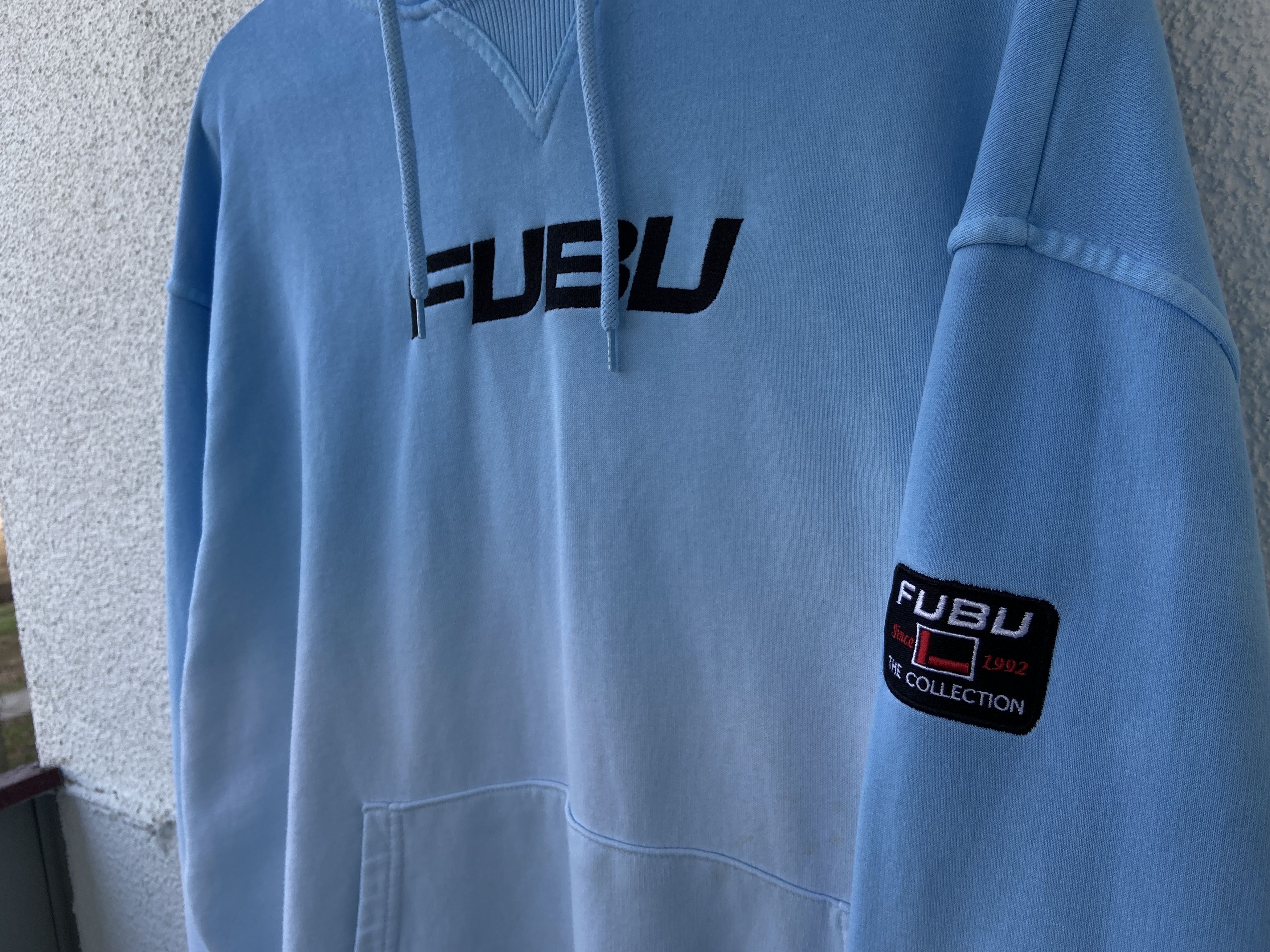 Fubu Fubu blue gradient embroidered oversize hoodie Size US M / EU 48-50 / 2 - 4 Thumbnail