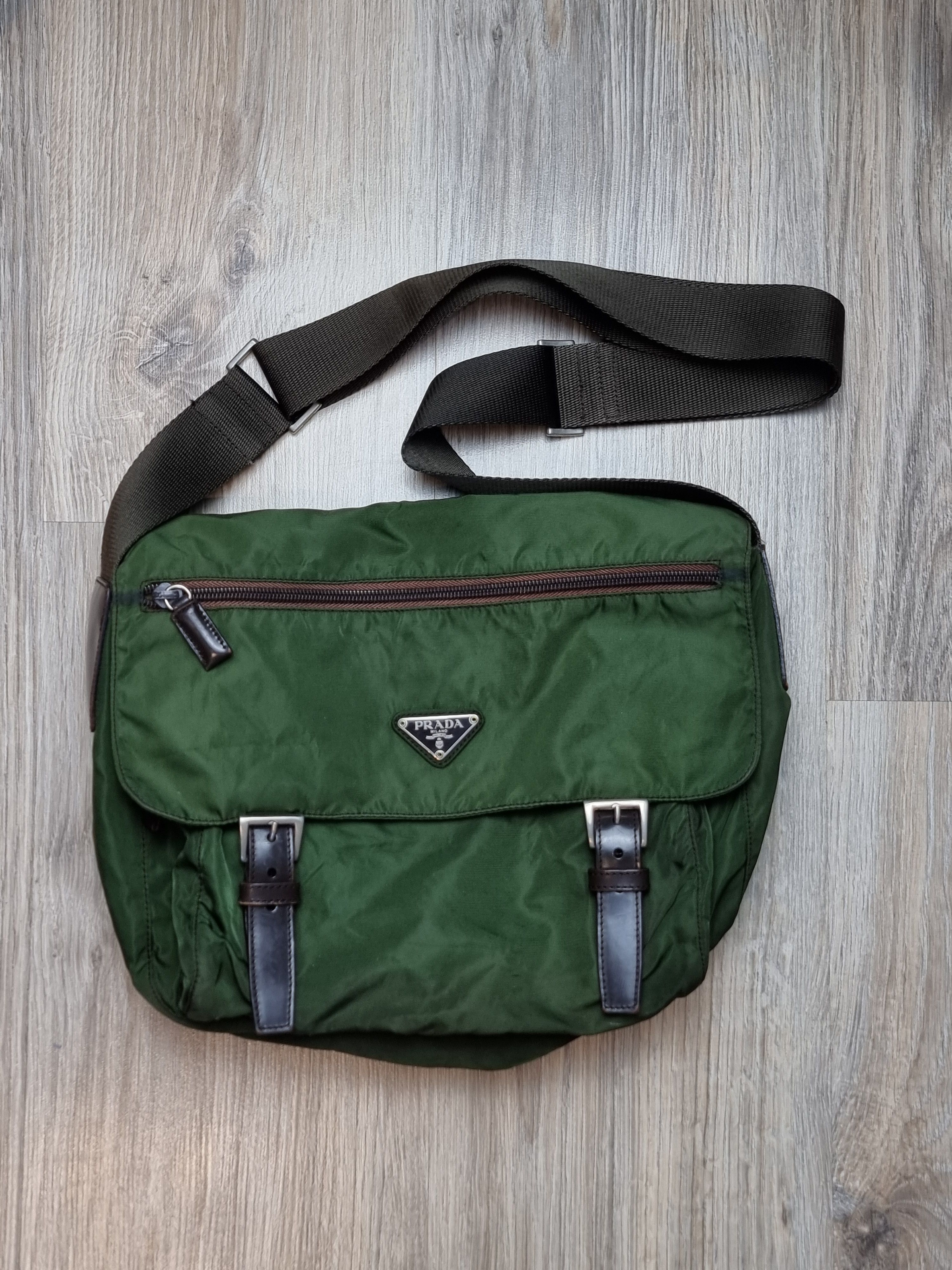Prada Prada shoulder bag nylon khaki dark green Size ONE SIZE - 1 Thumbnail