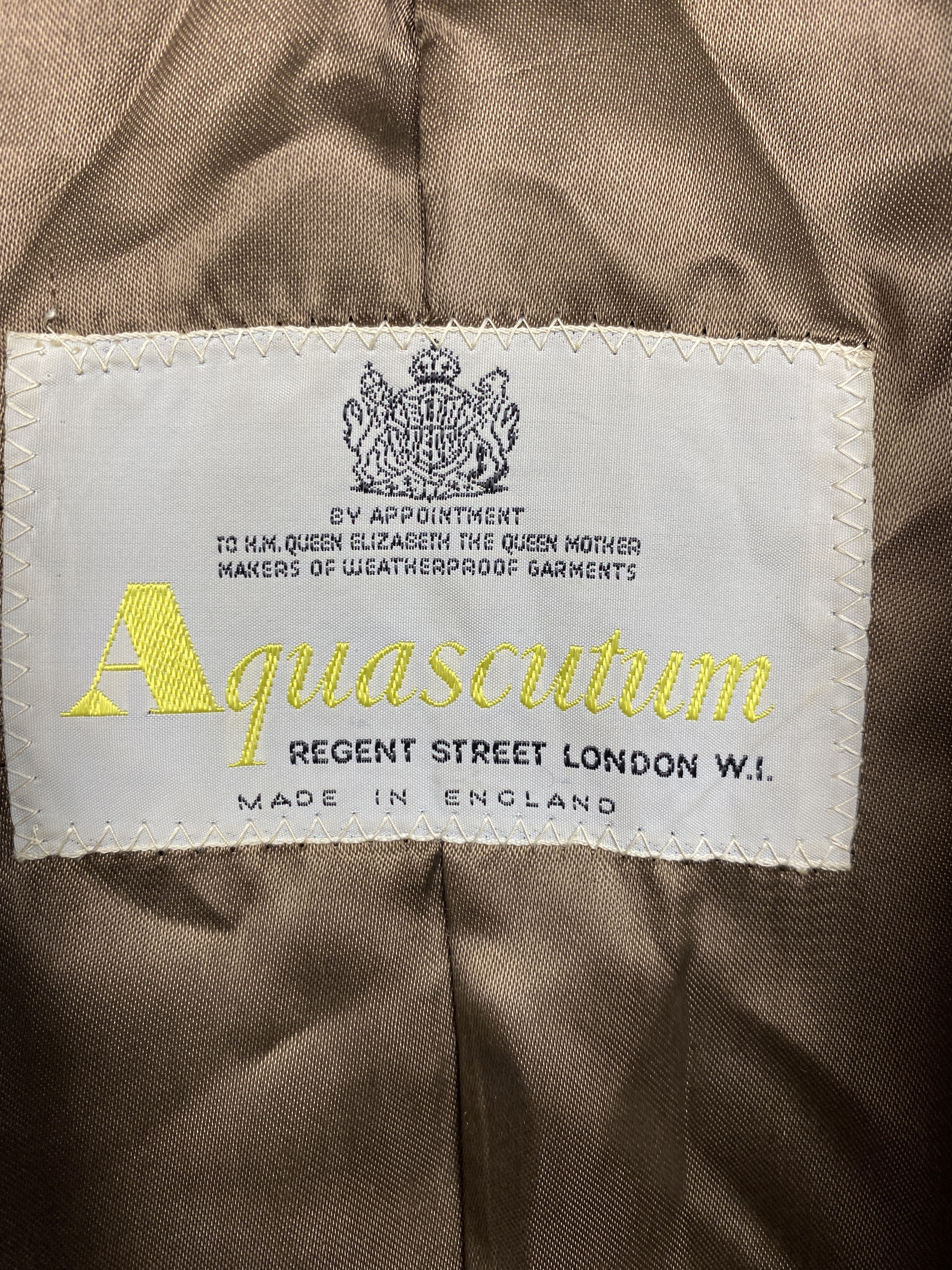 Aquascutum Aquascutum Vintage Mens Wool Coat Jacket Size US L / EU 52-54 / 3 - 3 Thumbnail