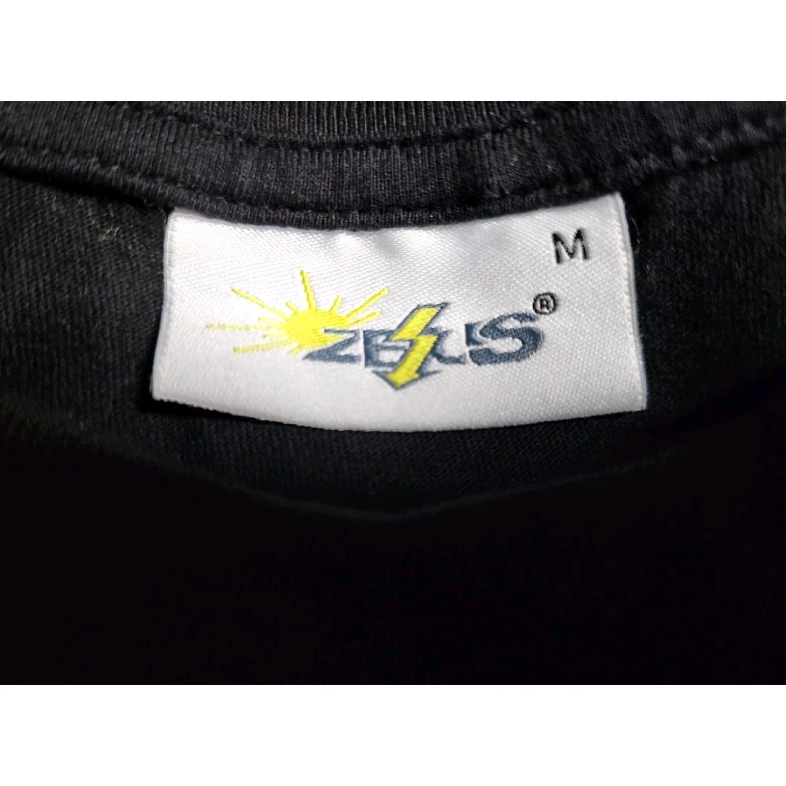 Doublet Zeus Men's M Funny Bicycle Tours T-Shirt Black Short Sleeve Crew Neck Retro Size US M / EU 48-50 / 2 - 5 Thumbnail