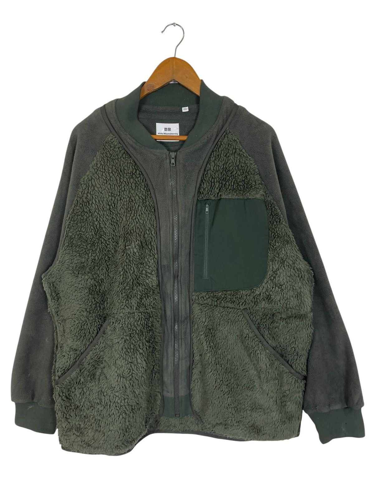 Uniqlo × White Mountaineering WHITE MOUNTAINEERING UNIQLO DEEP PILE SHERPA JACKET Size US XL / EU 56 / 4 - 2 Thumbnail