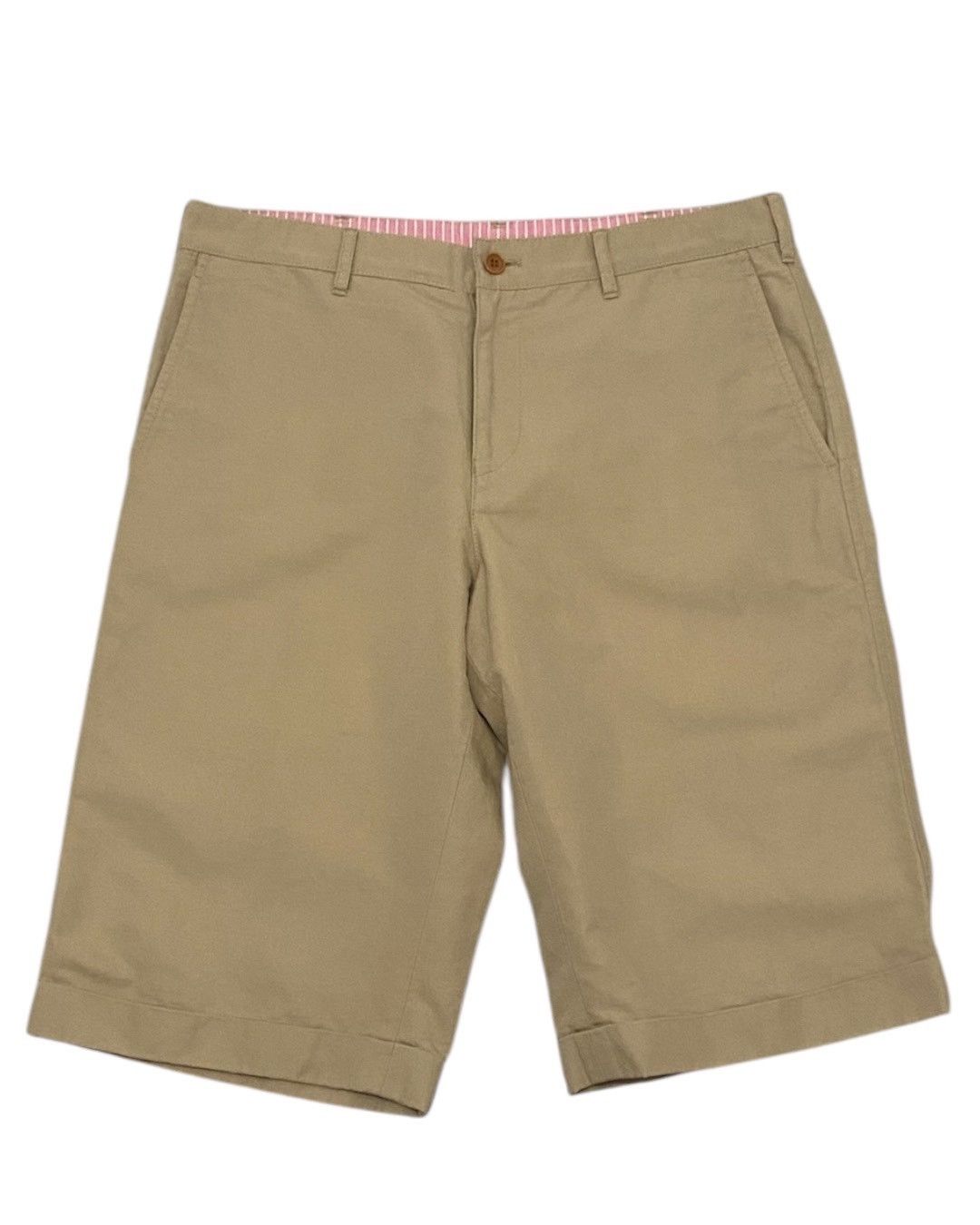 Comme des Garcons Comme des Garcons Beige Cotton Blend Cuffed Shorts Size US 32 / EU 48 - 1 Thumbnail