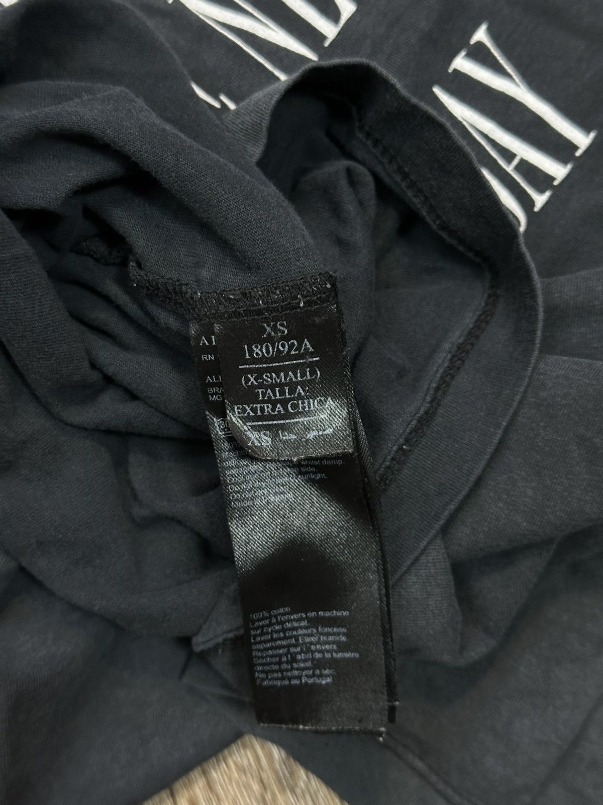 Allsaints AllSaints T-Shirt Graphite Faded Big Logo Size US XS / EU 42 / 0 - 7 Thumbnail