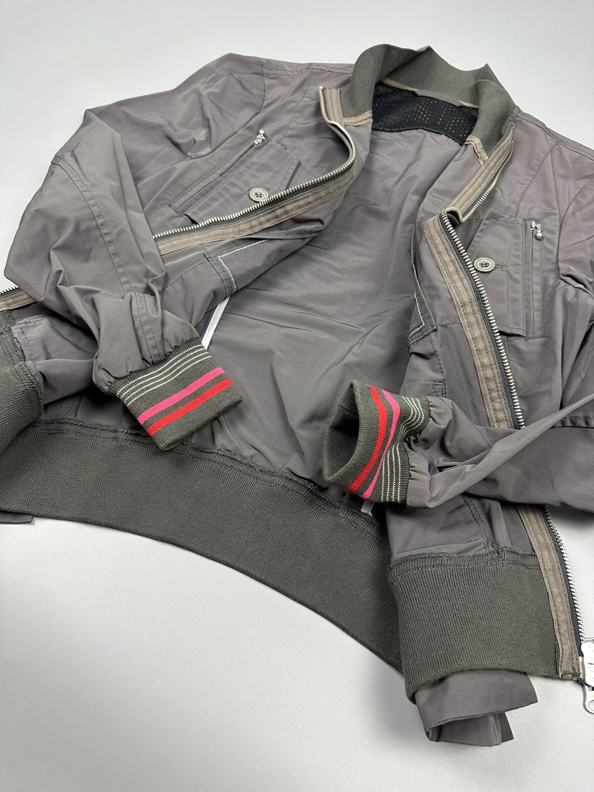 Designer × Marithe + Francois Girbaud Rare Marithe Francois Girbaud Le Jean De Light Bomber Jacket Size US S / EU 44-46 / 1 - 7 Thumbnail