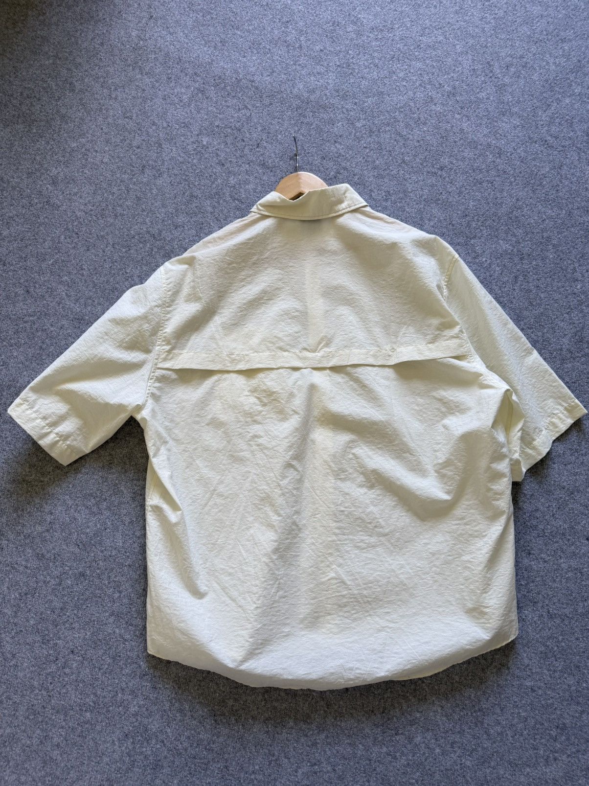 Lemaire Yellow Double Pocket Shirt Size US M / EU 48-50 / 2 - 2 Thumbnail