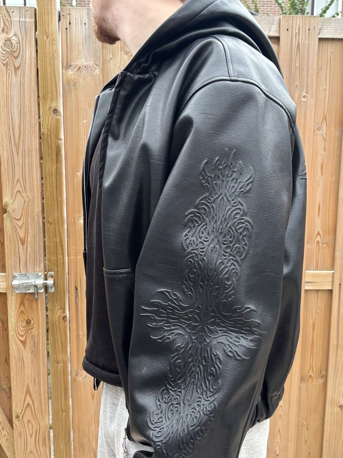 Other Onlycurse Black leather jacket Size US L / EU 52-54 / 3 - 4 Thumbnail