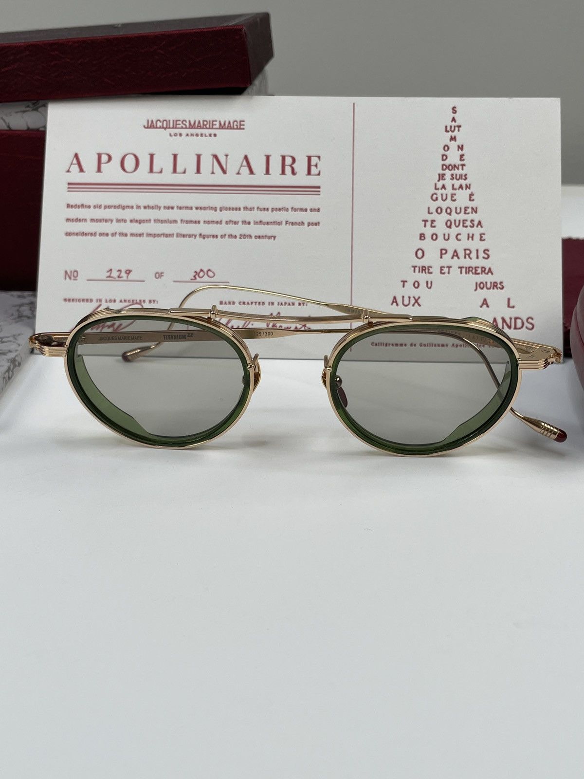 Jacques Marie Mage Jacques Marie Mage Apollinaire 2 LIM Edition 129/300 Lush Size ONE SIZE - 2 Thumbnail