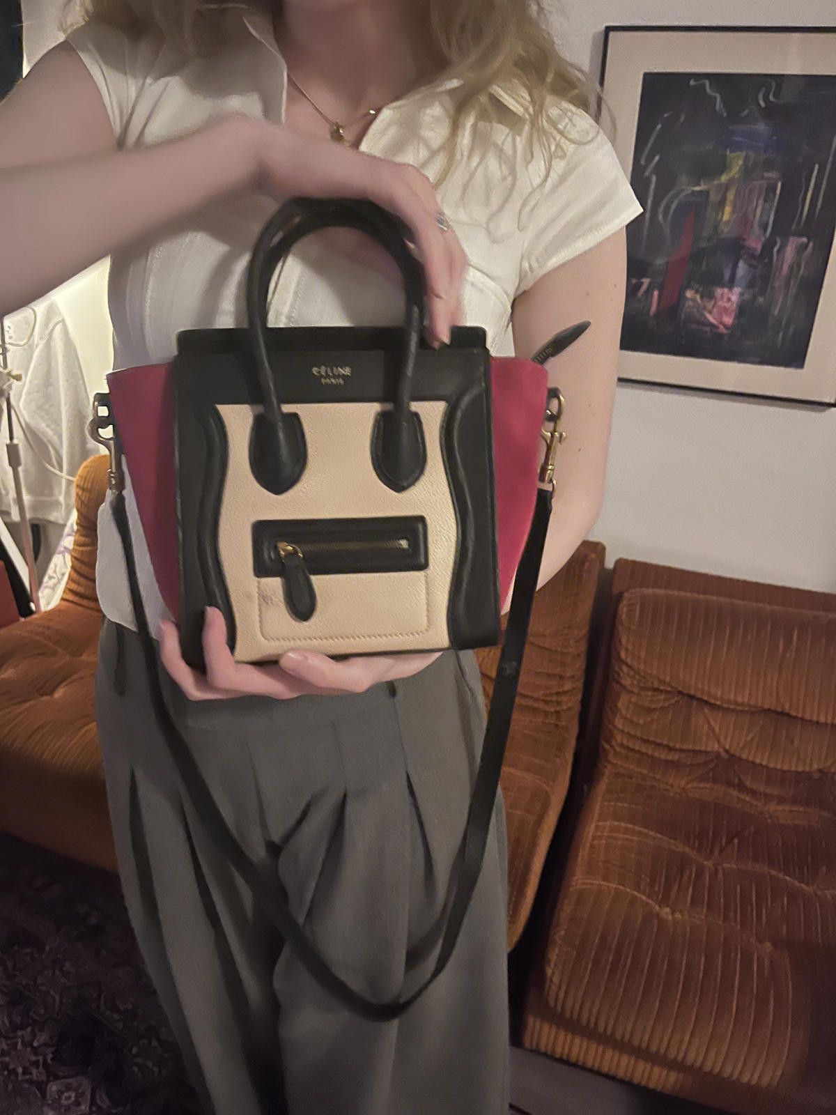 Celine Celine - Nano Luggage Bag in Multicolour Size ONE SIZE - 4 Thumbnail