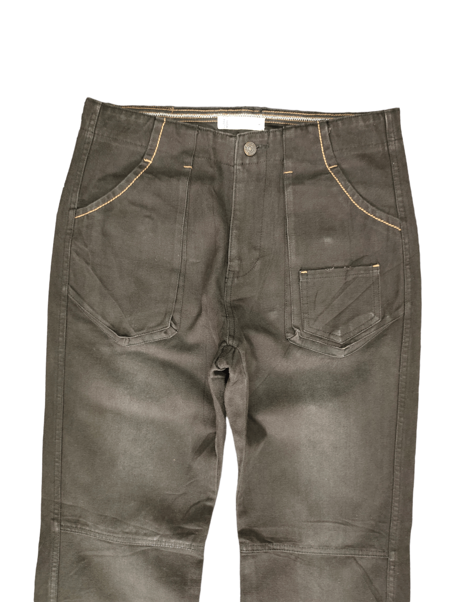 Comme des Garcons × Undercover Global Work 3D Floating Pocket Fatigue Denim Pants Size US 31 - 2 Thumbnail