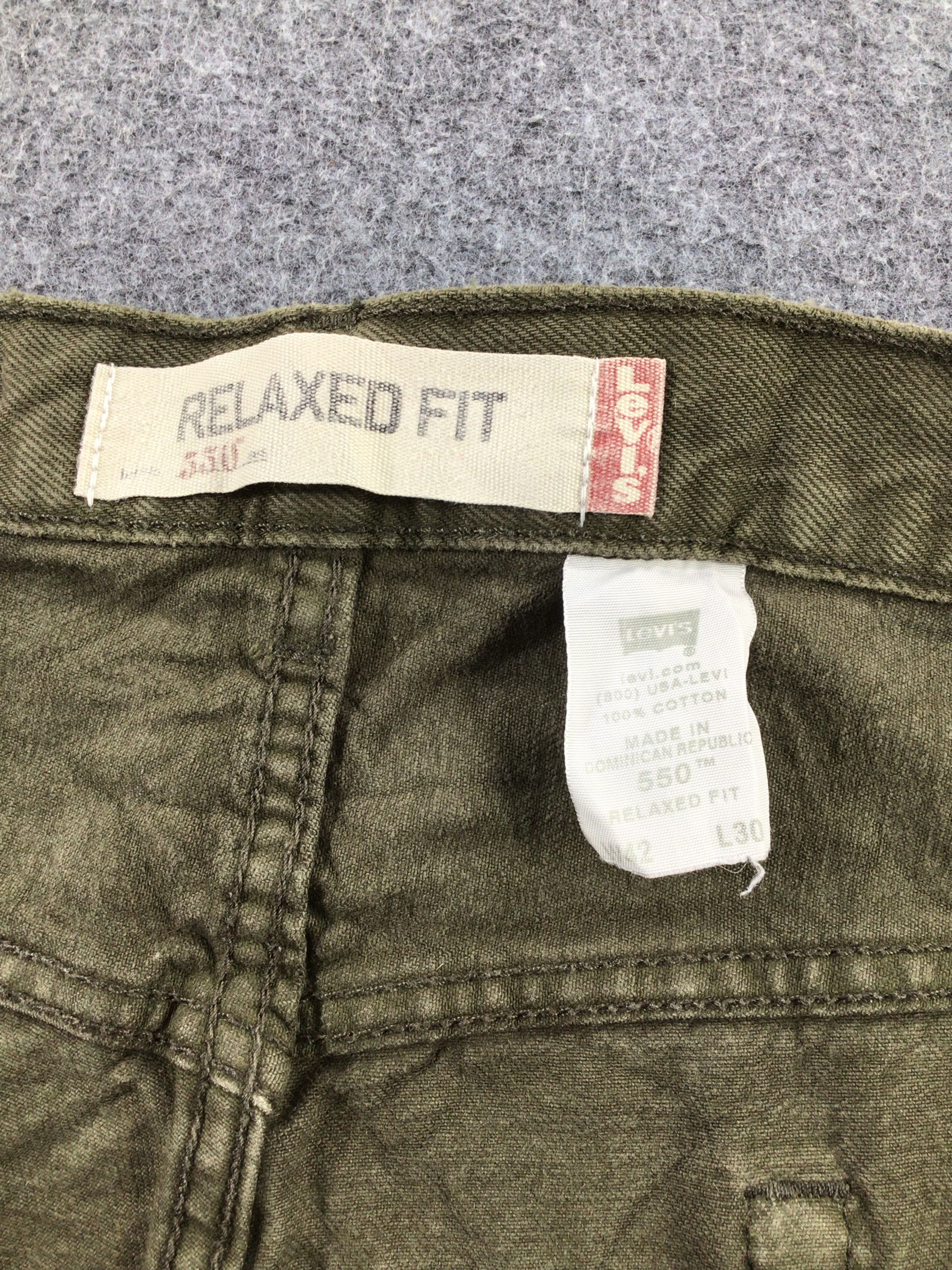 Levi's Vintage Levis 550 Jeans Faded Green KJ260 Size US 42 / EU 58 - 10 Thumbnail