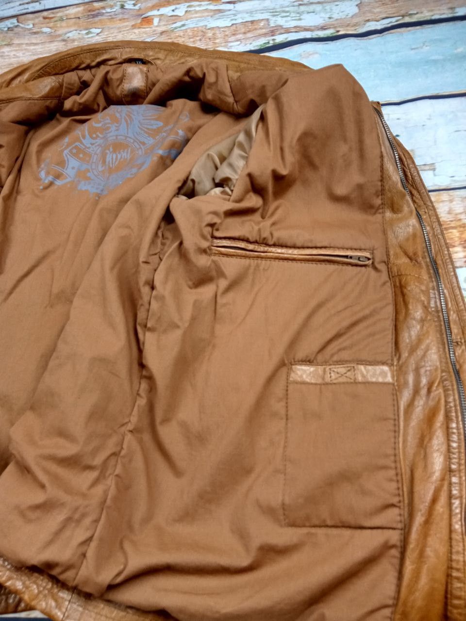 Other Gipsy Mens Leather Jacket Size US XL / EU 56 / 4 - 16 Thumbnail