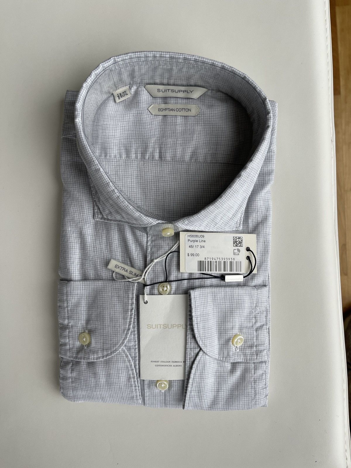 Suitsupply Suitsupply 4 Pack Shirting Size 48R - 3 Thumbnail