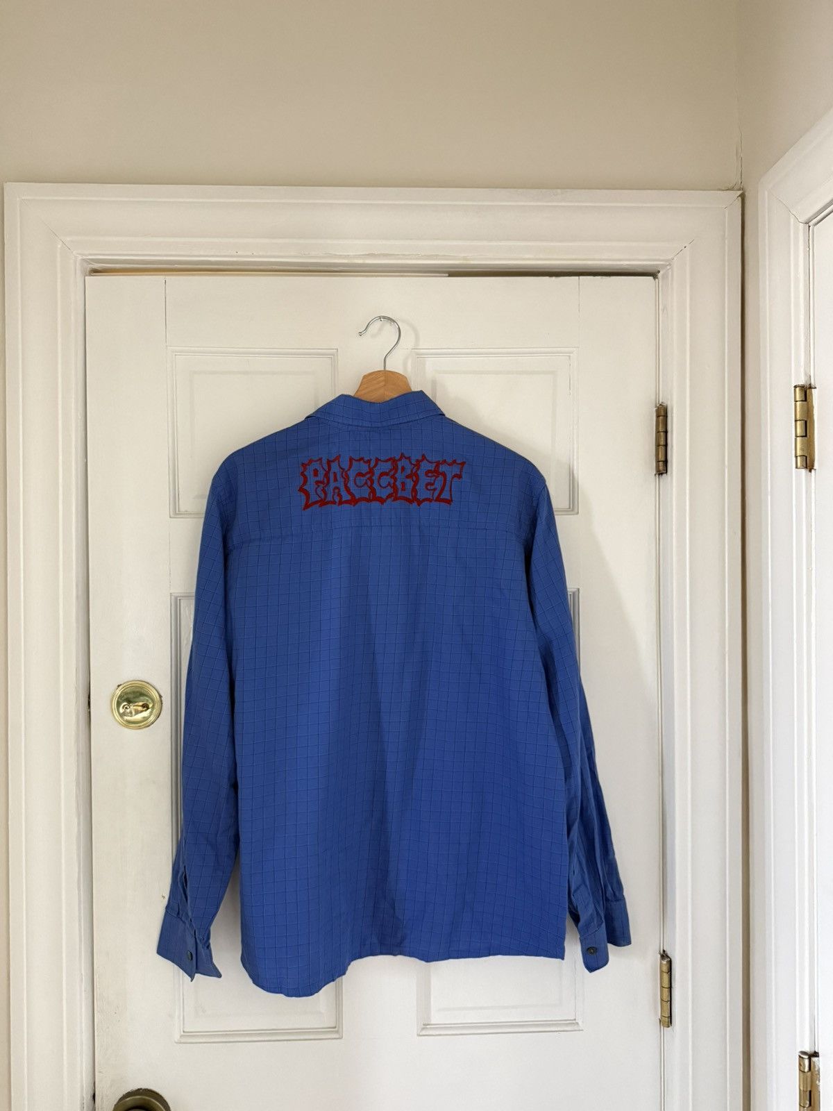 PACCBET Paccbet Blue Graffiti Shirt Size US M / EU 48-50 / 2 - 3 Thumbnail