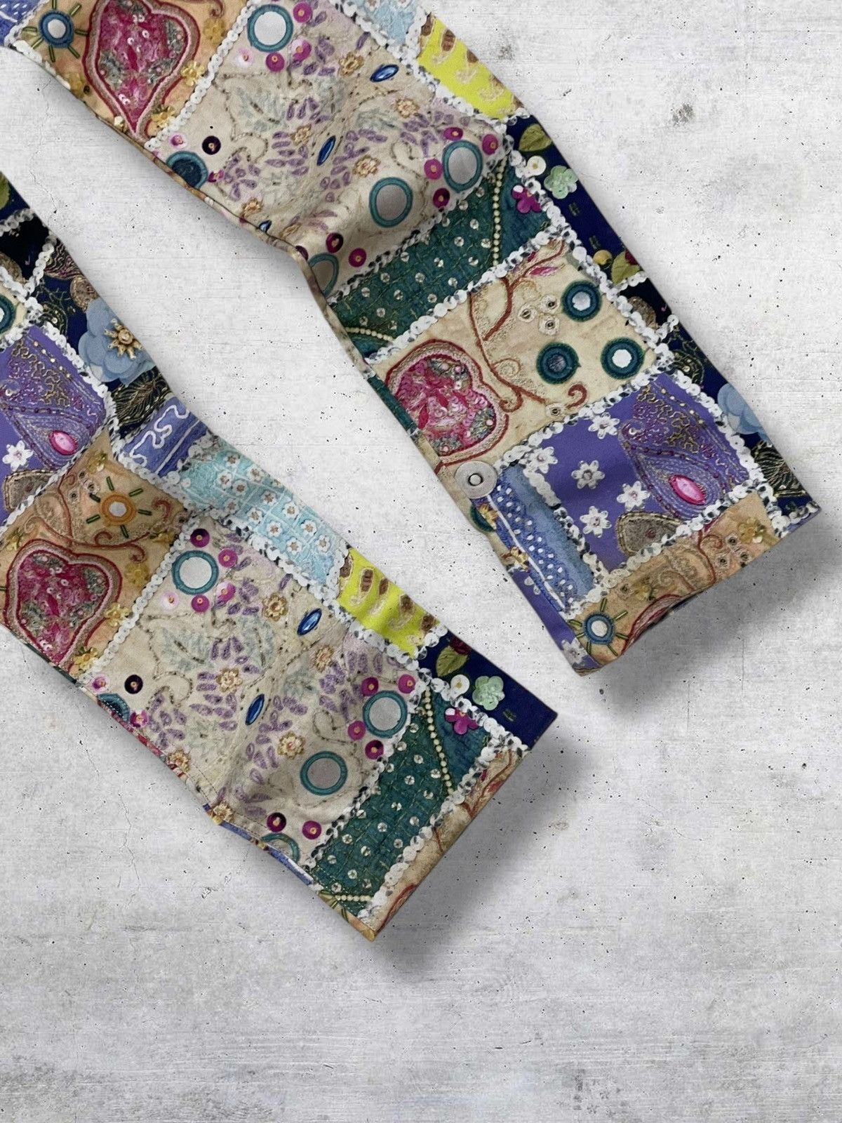 Japanese Brand BA-TSU 1990S JAPAN DESIGNER ARTWORK FLORAL FULLPRINT PANT Size US 28 / EU 44 - 10 Thumbnail
