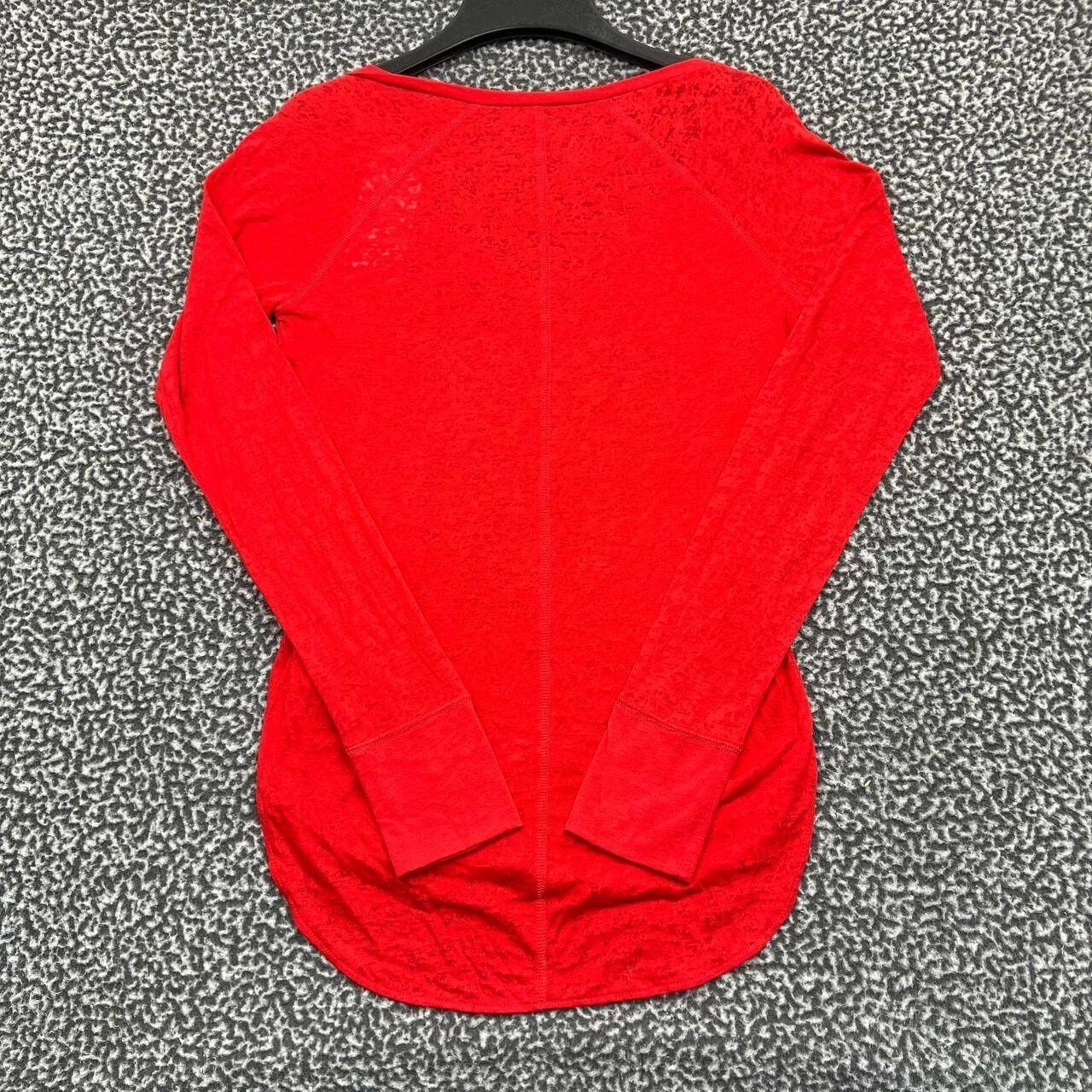 Adidas Wisconsin Badgers Shirt Women Adidas Long Sleeve V-Neck M Size S / US 4 / IT 40 - 2 Thumbnail