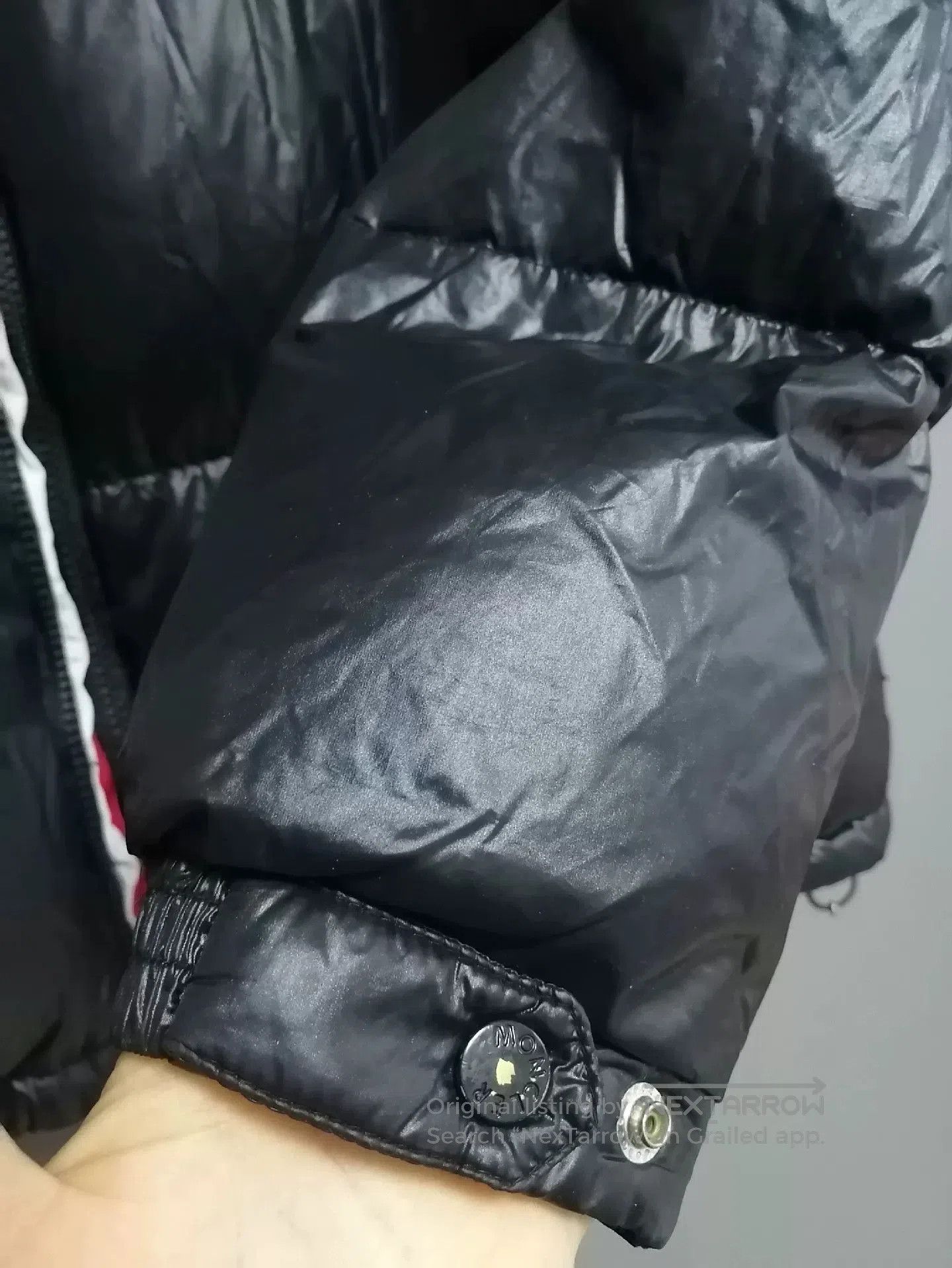 Moncler Moncler Black Striped Classic Down Jacket. Size US XXL / EU 58 / 5 - 3 Thumbnail