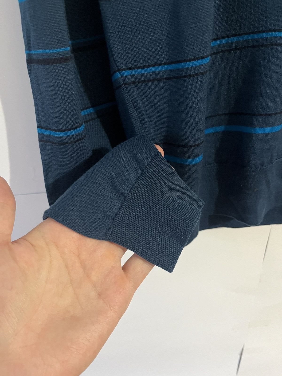 John Smedley John Smedley Classic Luxury Striped Pure New Wool Sweater Size US M / EU 48-50 / 2 - 5 Thumbnail