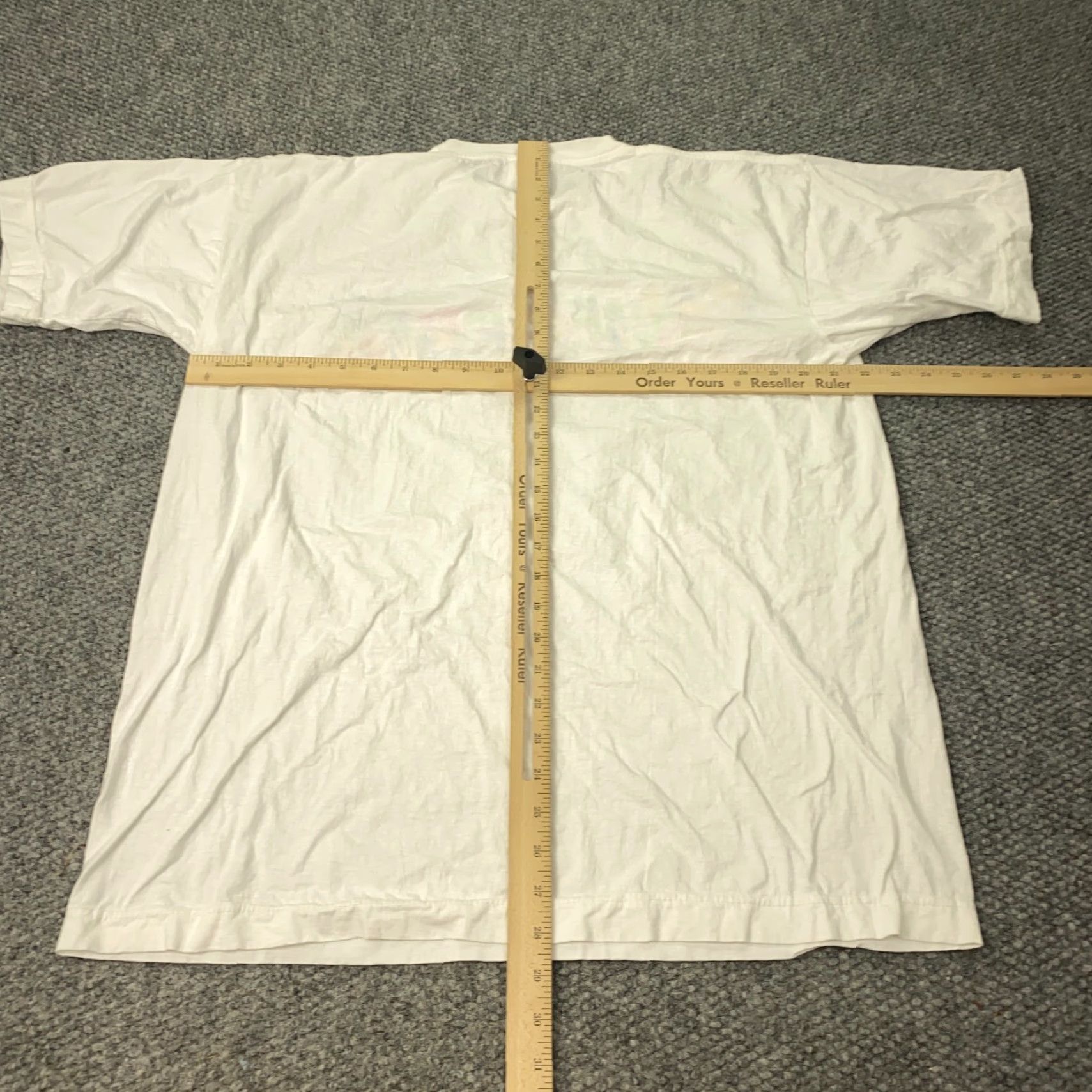Vintage Vtg Los Angeles California Tee Shirt Mens XL White Puff Letters 3D Beach Surf LA Size US XL / EU 56 / 4 - 5 Thumbnail