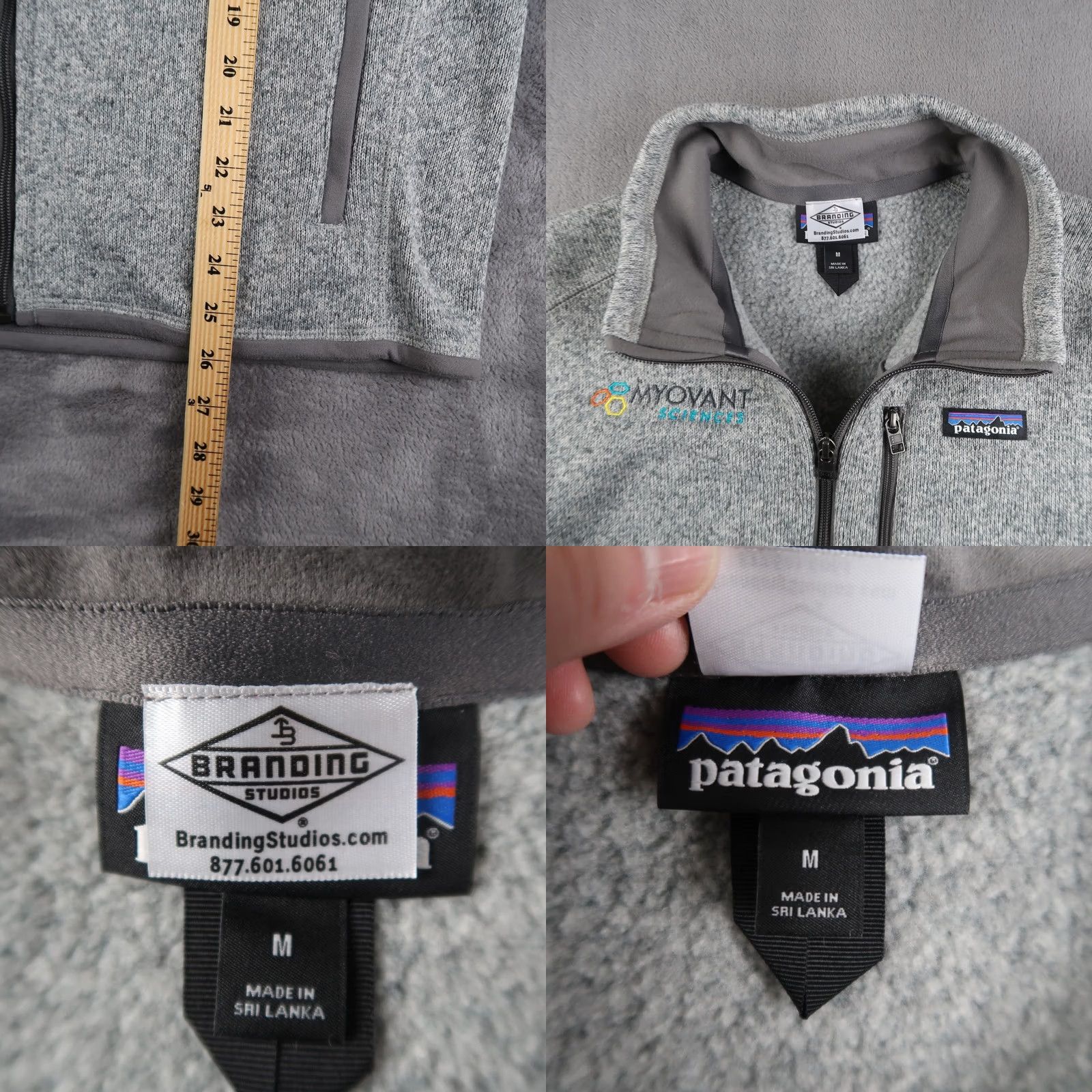Patagonia Patagonia Better Sweater Vest Mens Medium Gray Fleece Full Zip Embroidered Logo Size US M / EU 48-50 / 2 - 8 Thumbnail