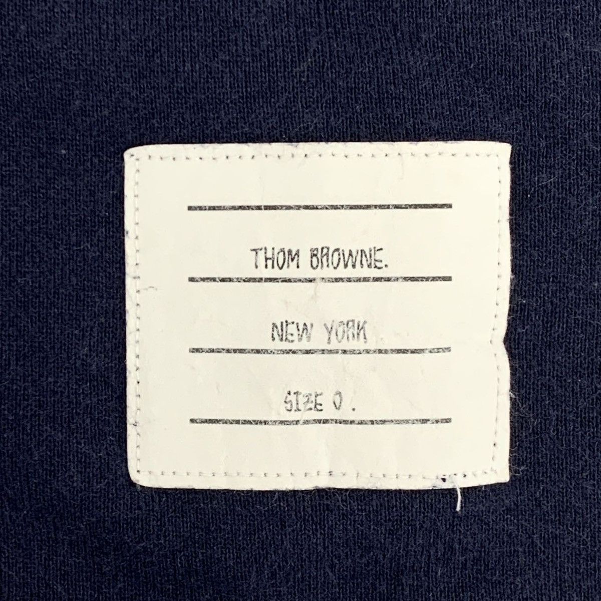Thom Browne Thom Browne Navy Four-Bar Long Sleeve Sweatshirt K26WX Size US XS / EU 42 / 0 - 5 Thumbnail