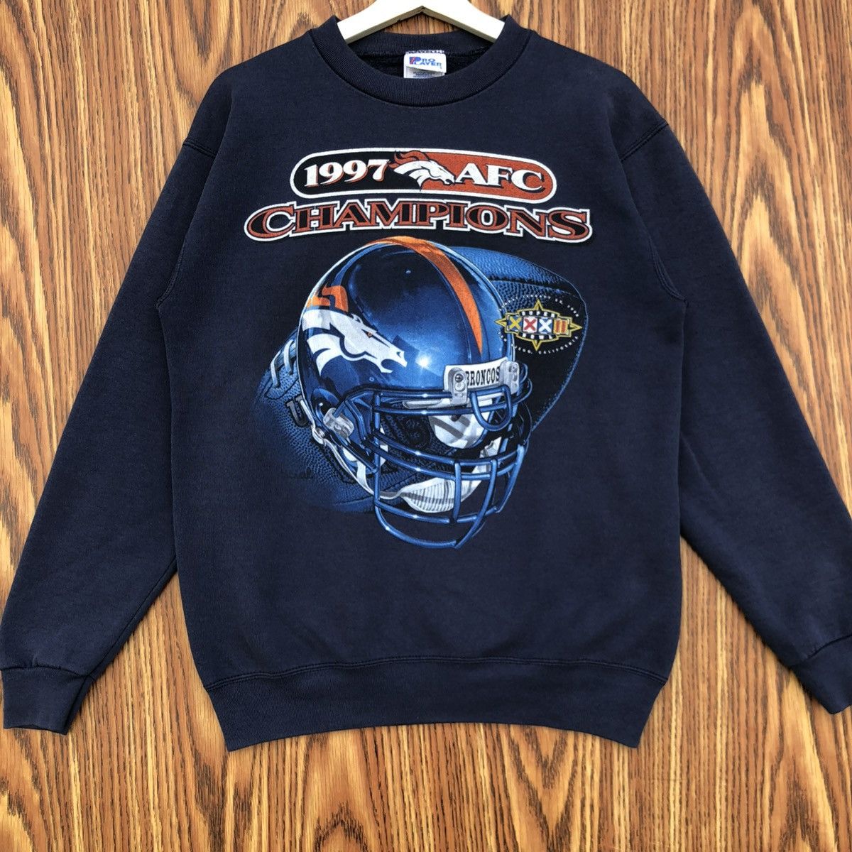 NFL Vintage NFL Denver Broncos Team Champions Sweatshirt Size US M / EU 48-50 / 2 - 4 Thumbnail